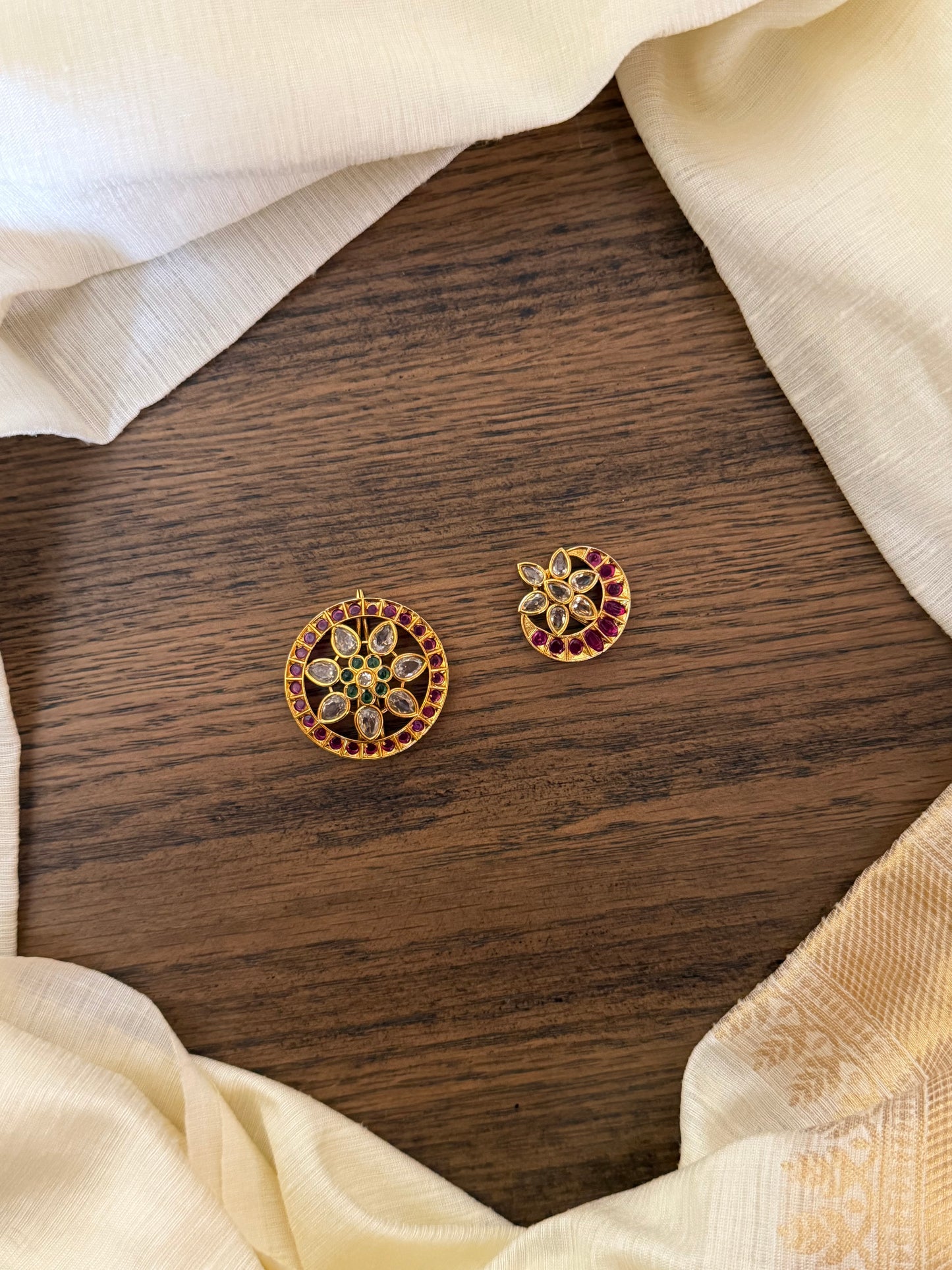 Premium Kemp Stone surya chandra hair accessory
