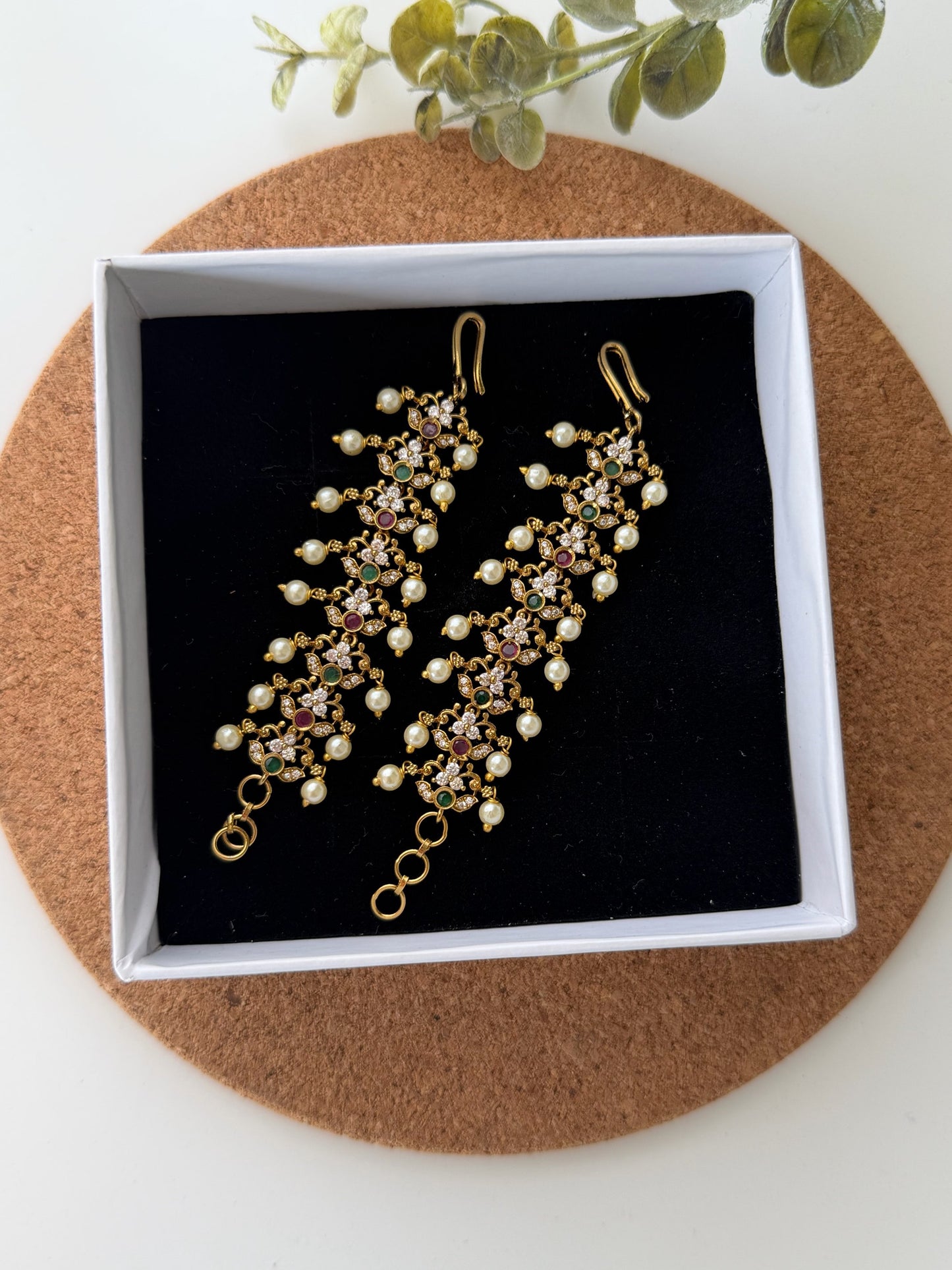 Floral Cluster Multi-Stone Mattal