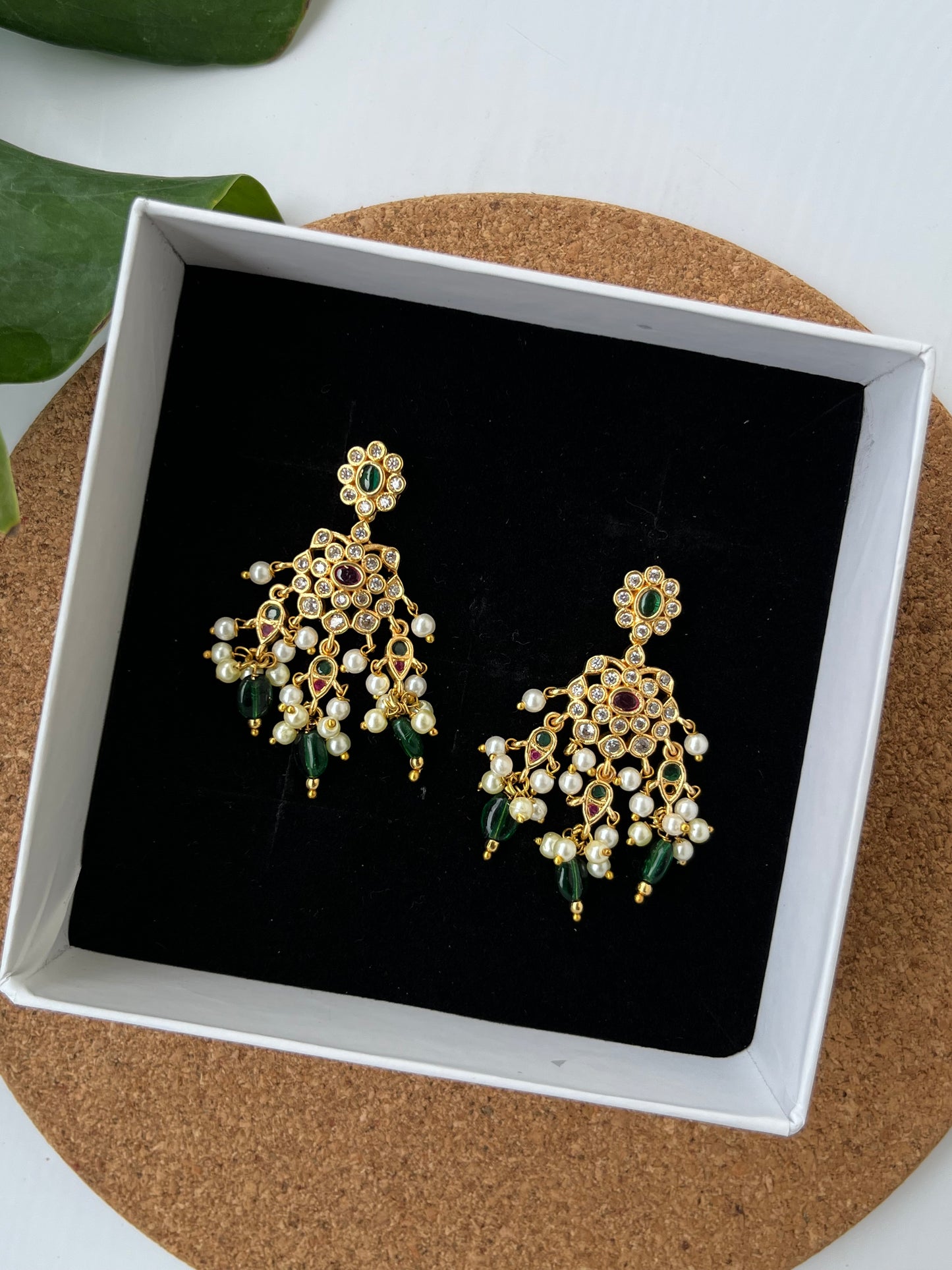 Pearl Danglers Small Earrings