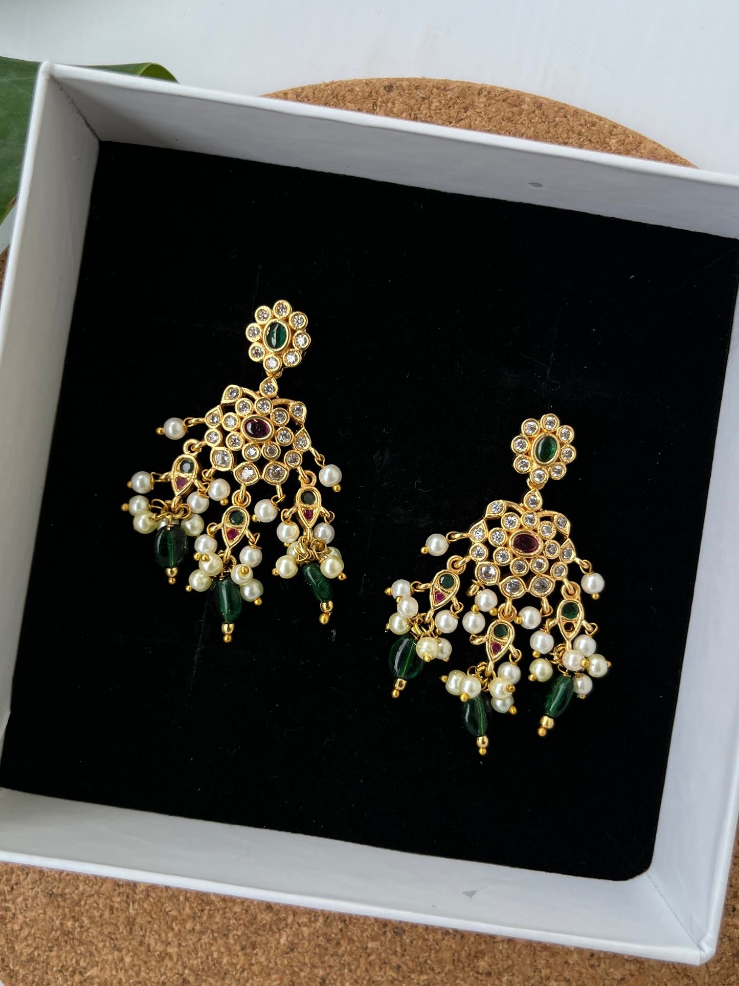 Pearl Danglers Small Earrings