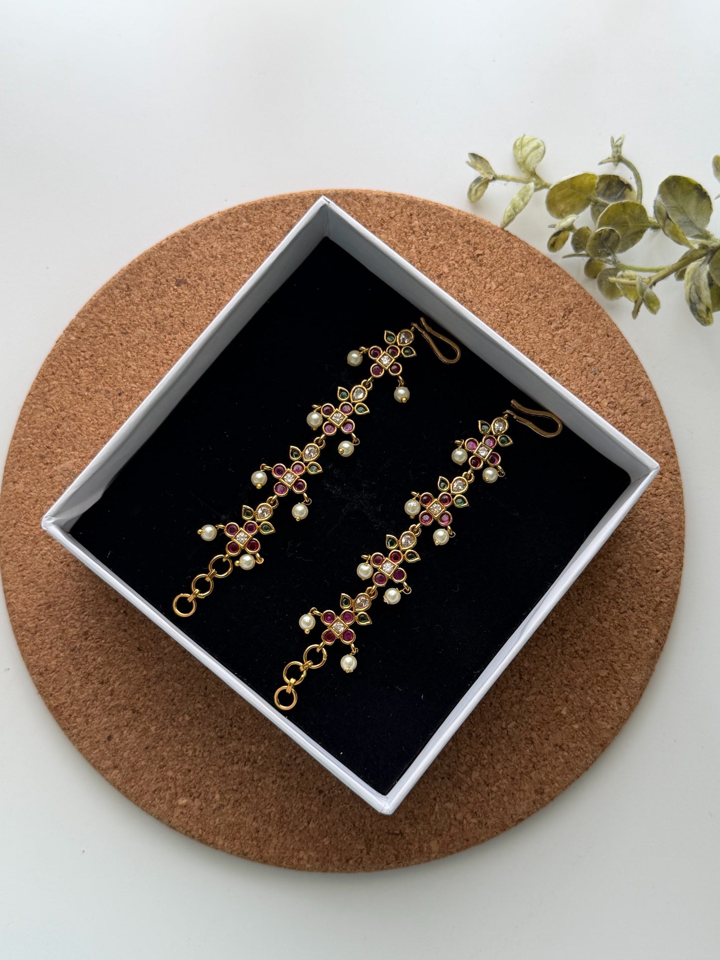 Floral Cluster Multi-Stone Mattal