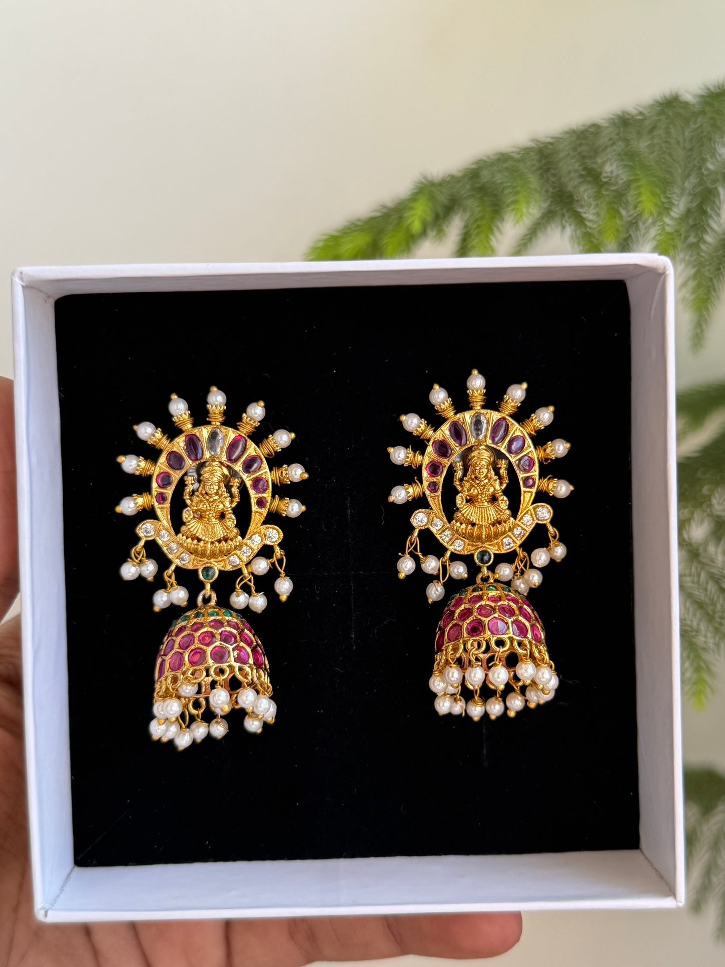 Lakshmi Devi Kemp Earrings