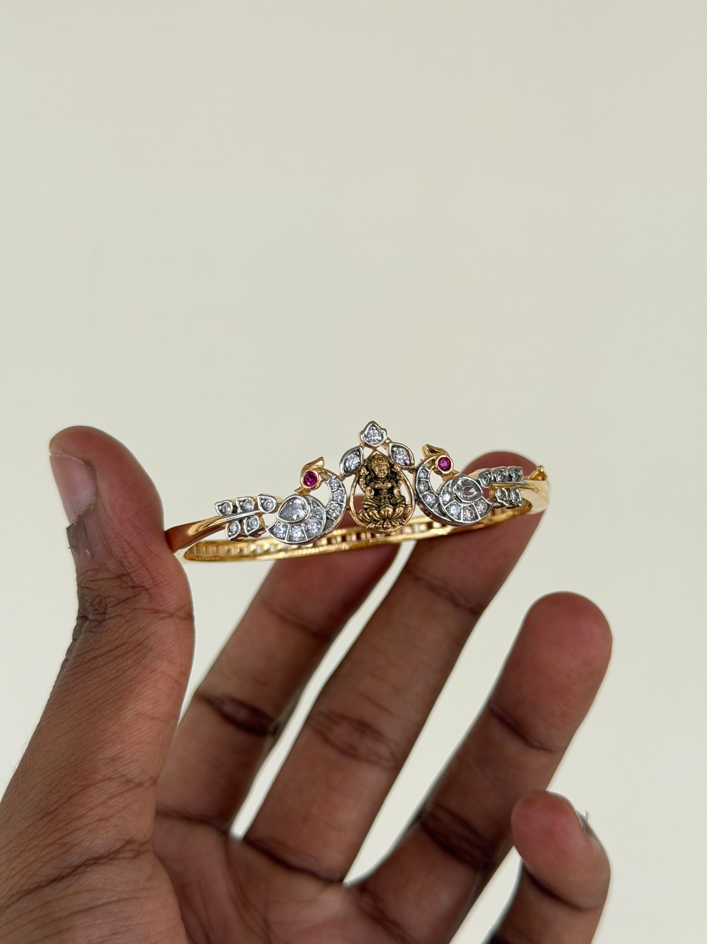 Diamond Look Lakshmi Devi Bracelet