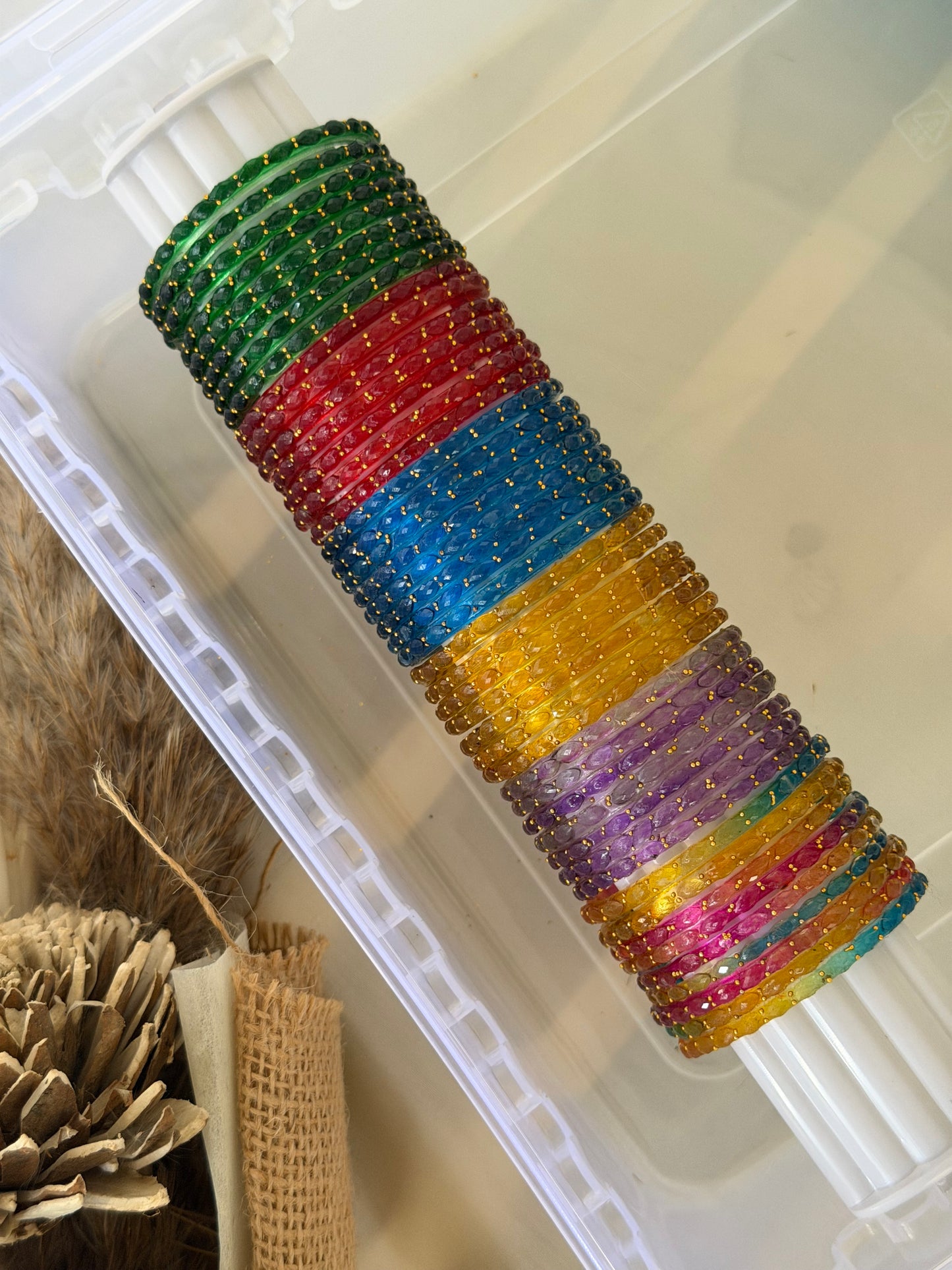 Kids Raindrop Glass Bangles💕