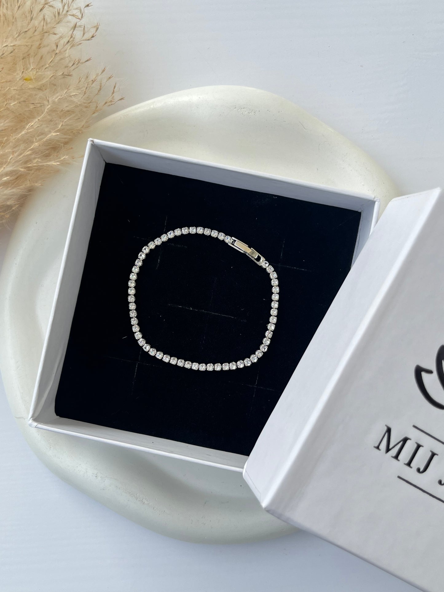 Silver Tennis Bracelet