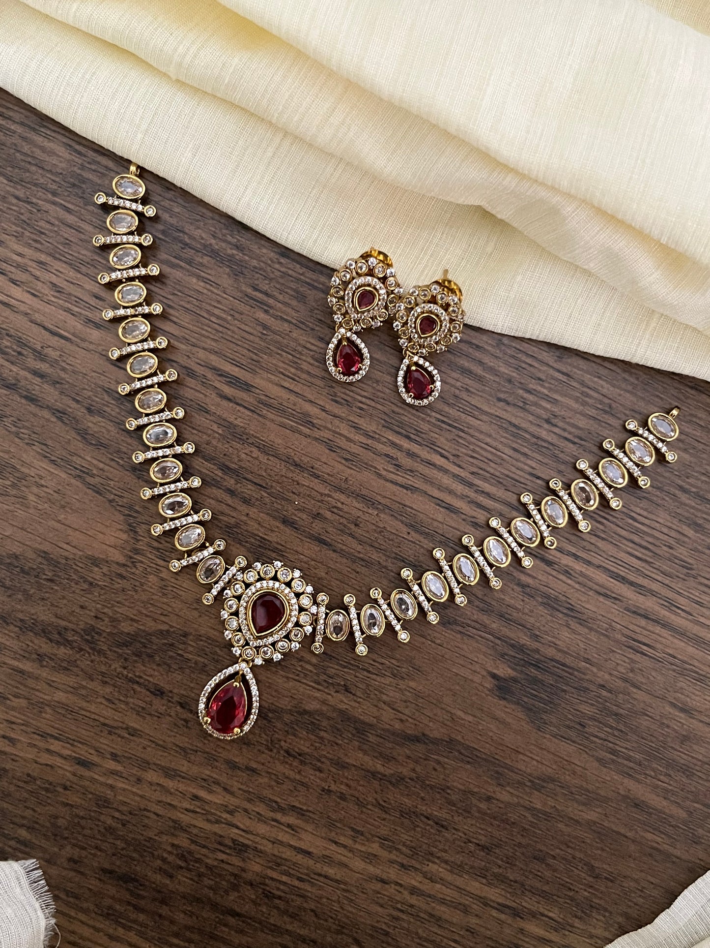 Victorian Drop Necklace Set