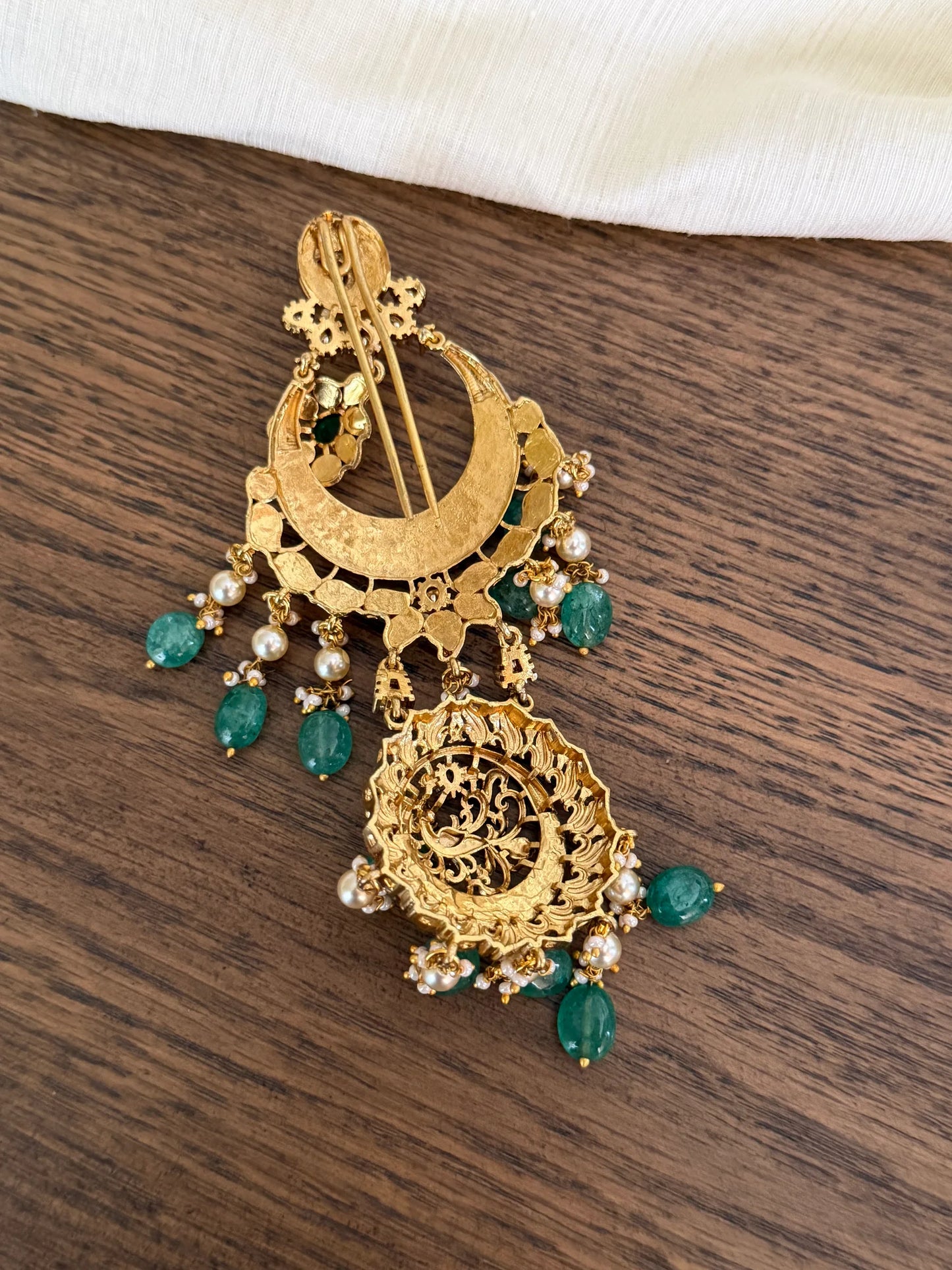 Antique Jadau Kundan Hair Accessory