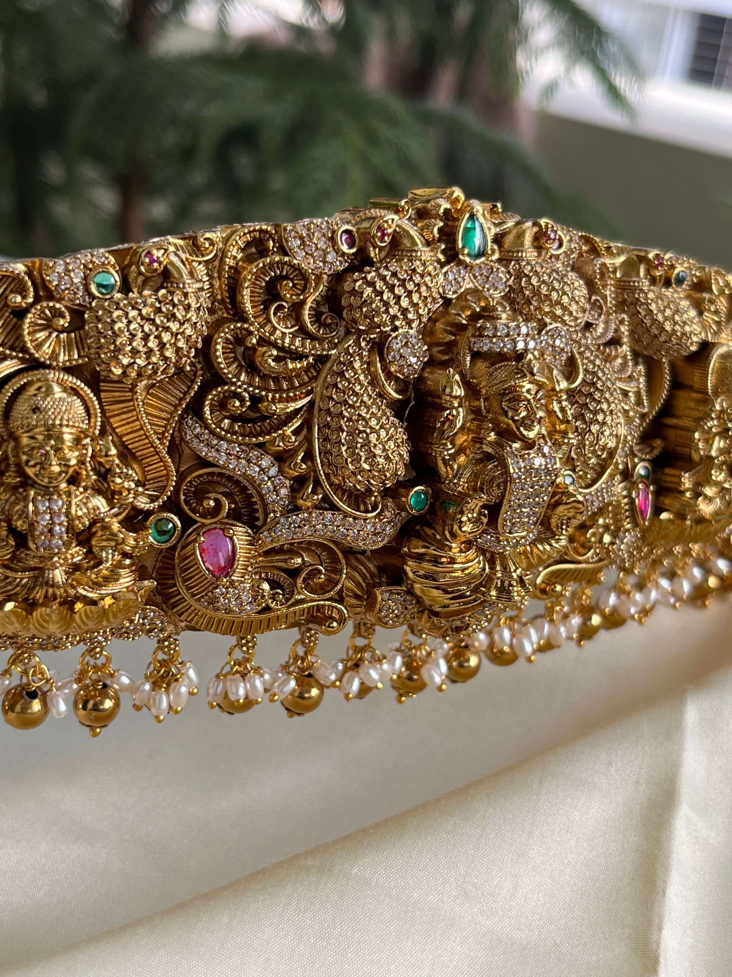 Heavy 3D Detailing Bridal Vaddanam – Nakshi Polish