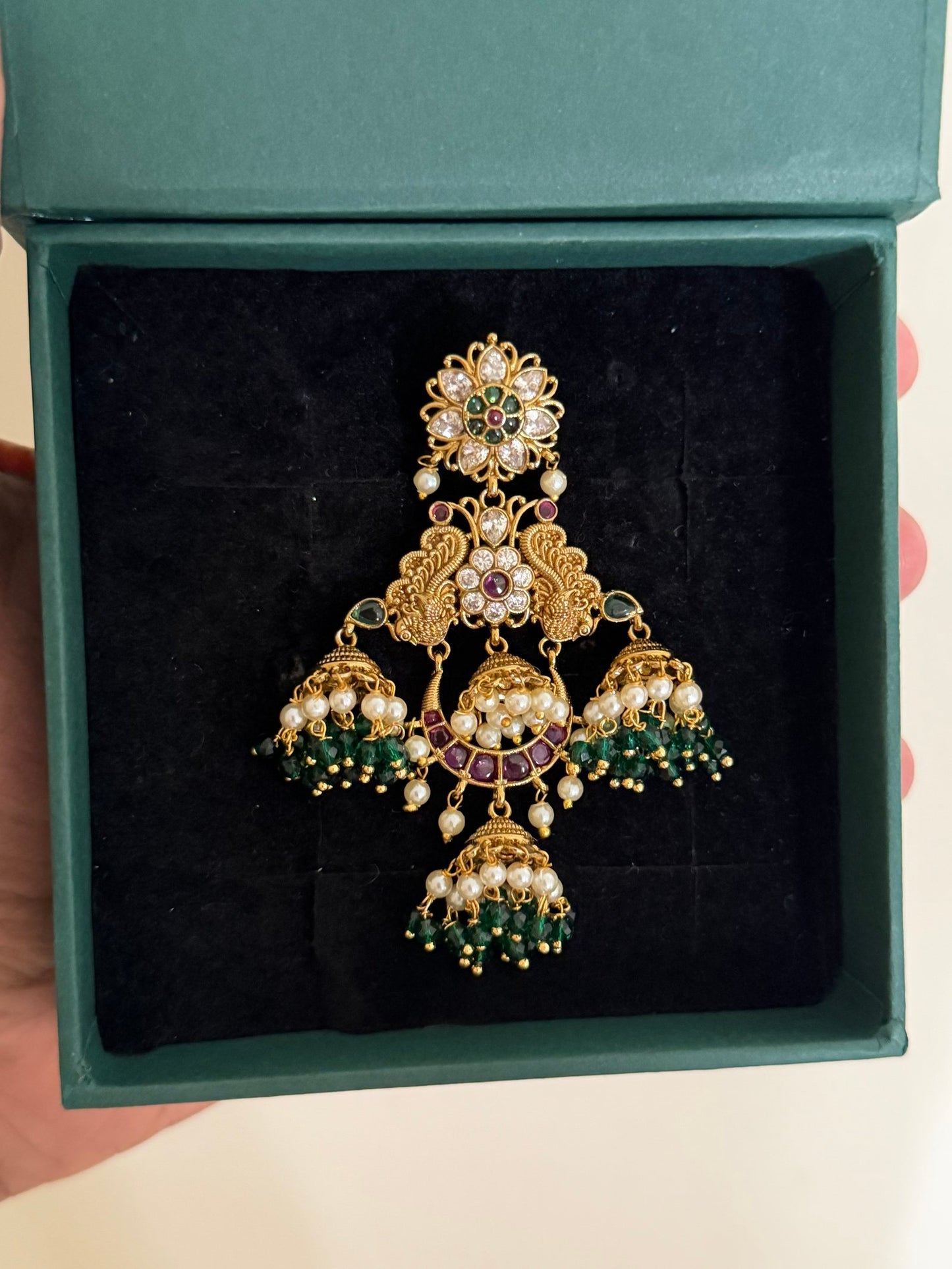 Grand Multi Jhumka Earrings