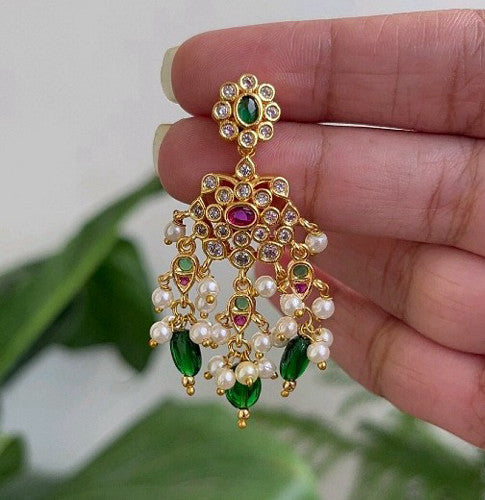 Pearl Danglers Small Earrings
