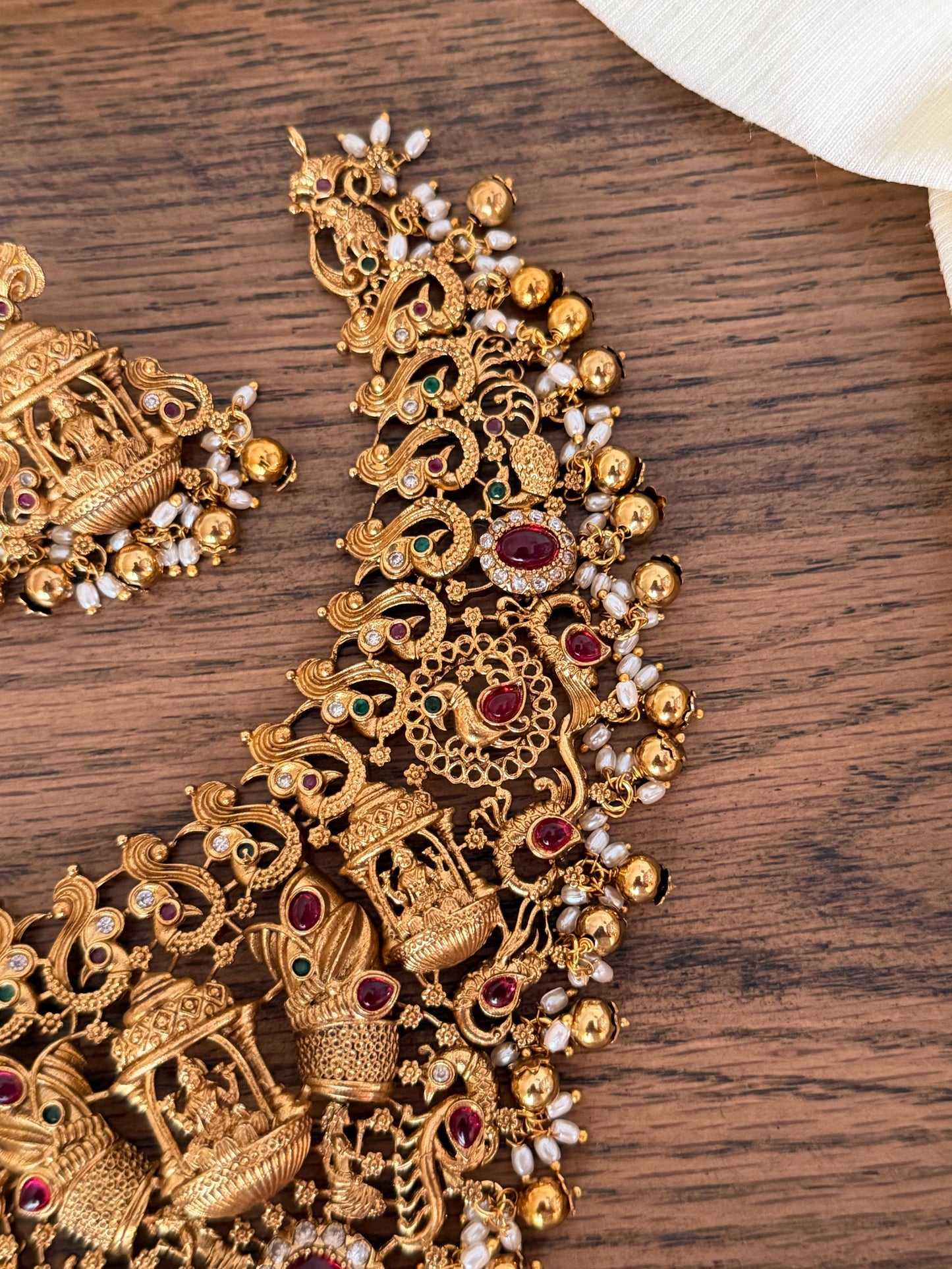 Premium Handcrafted Bridal Necklace Set – Designer