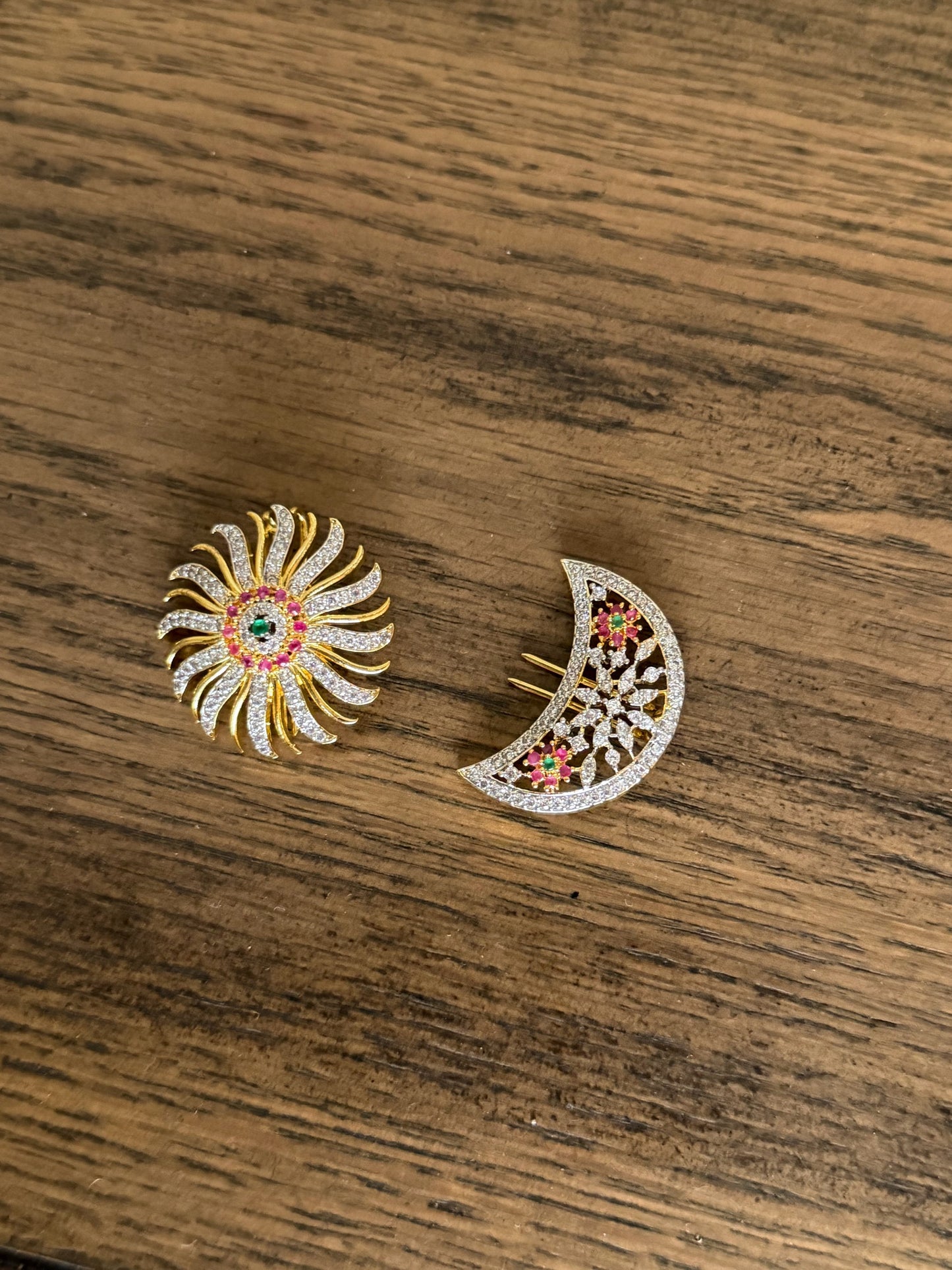 Beautiful surya chandra hair accessory