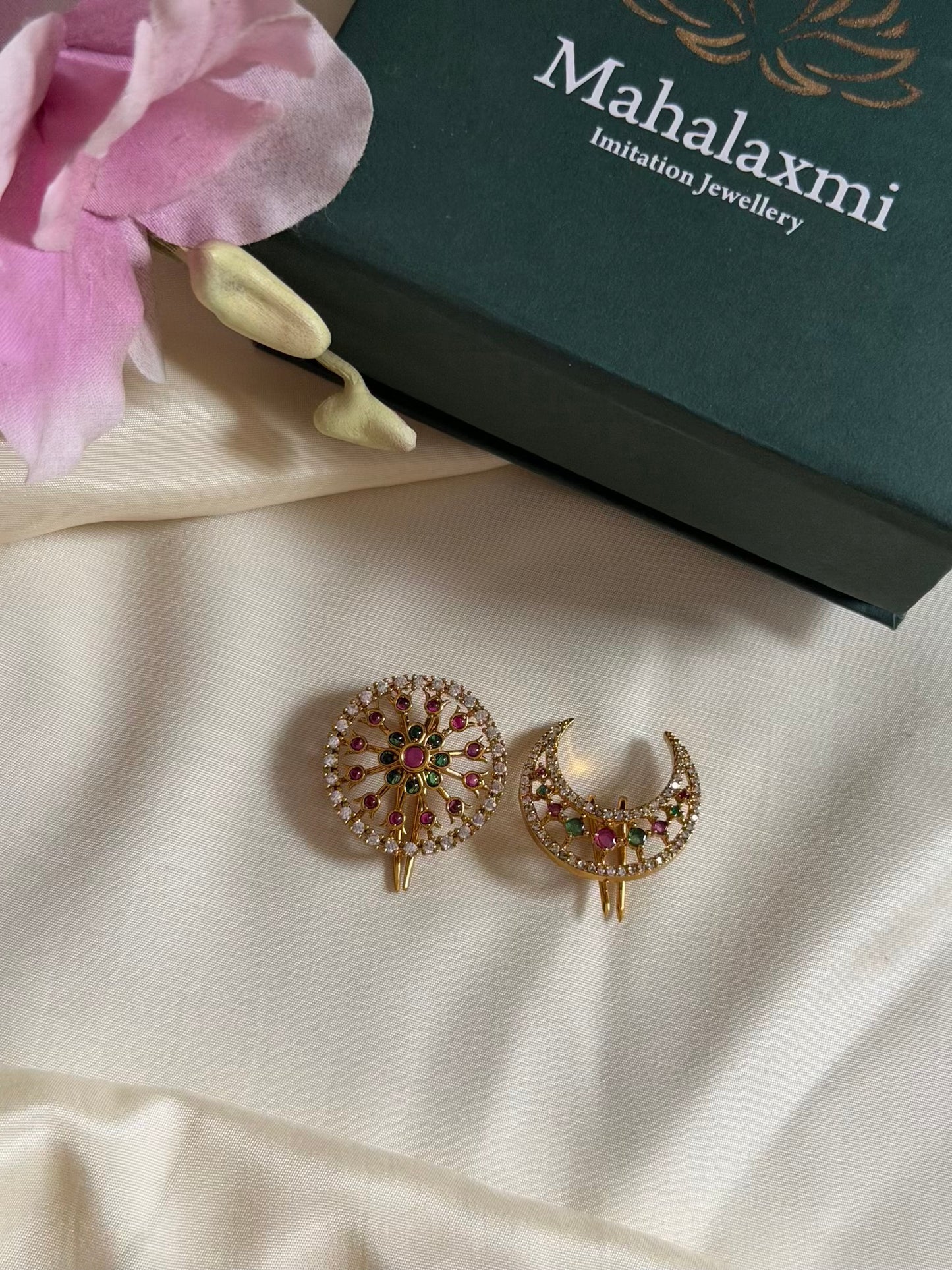 Premium Kemp Stone surya chandra hair accessory