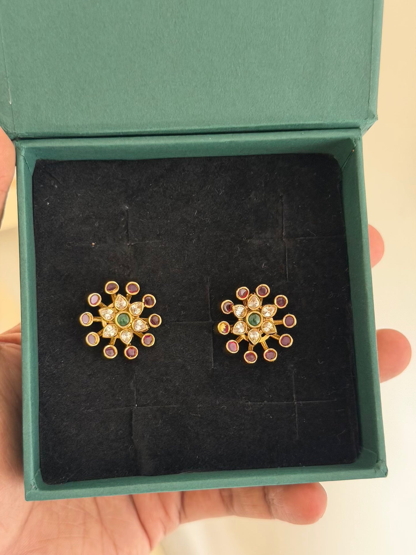2 in 1 Stud Earrings