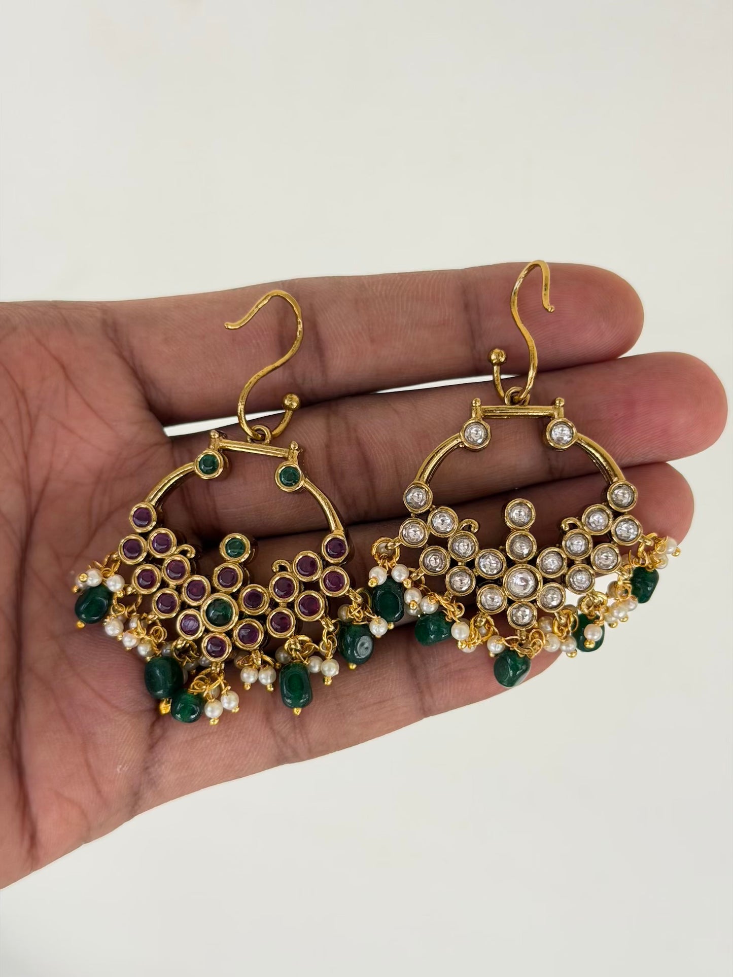 2 in 1 Dangler Earrings