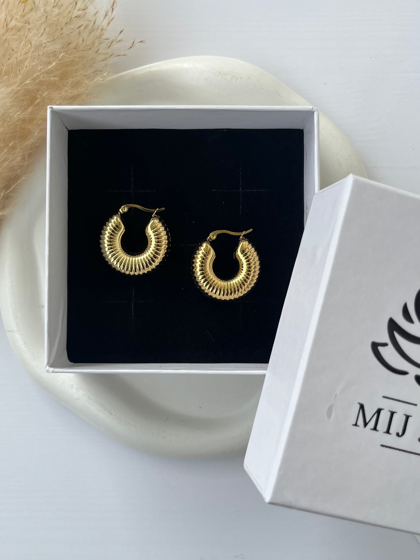 Bold Rakhi Gift Combo – Round Chain, Anya Hoops & Ariana Bracelet