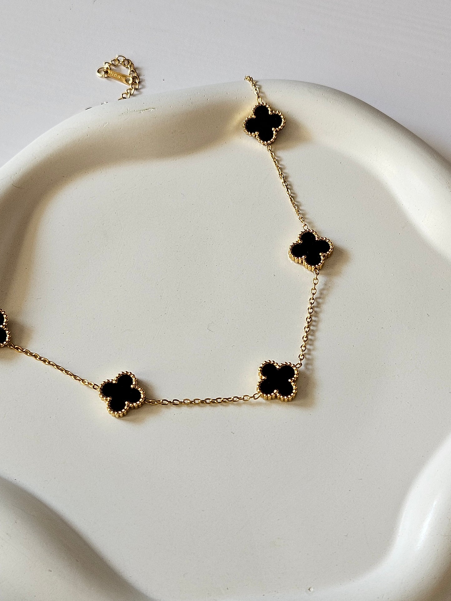Black Klee Necklace