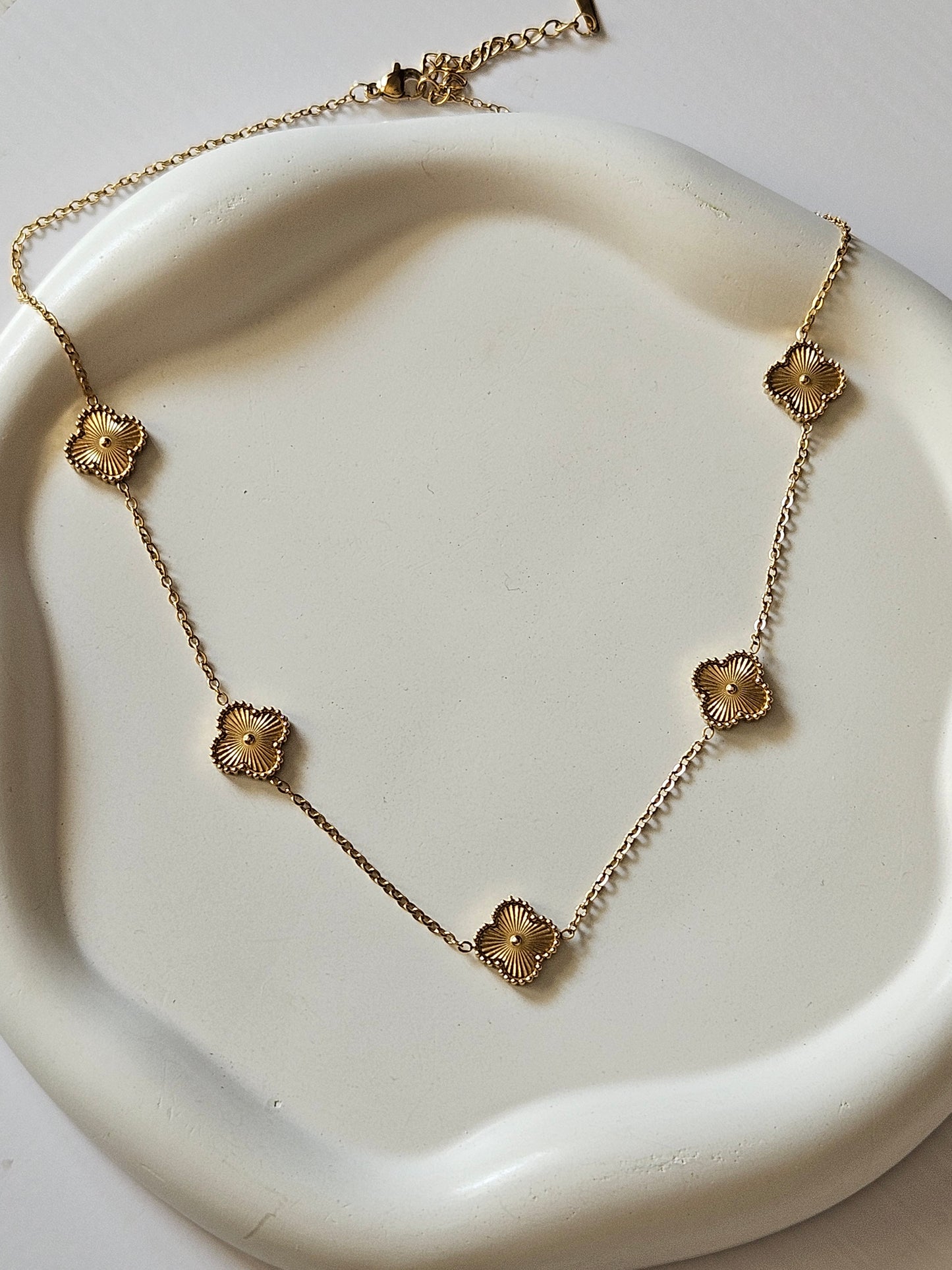 Golden Klee Necklace