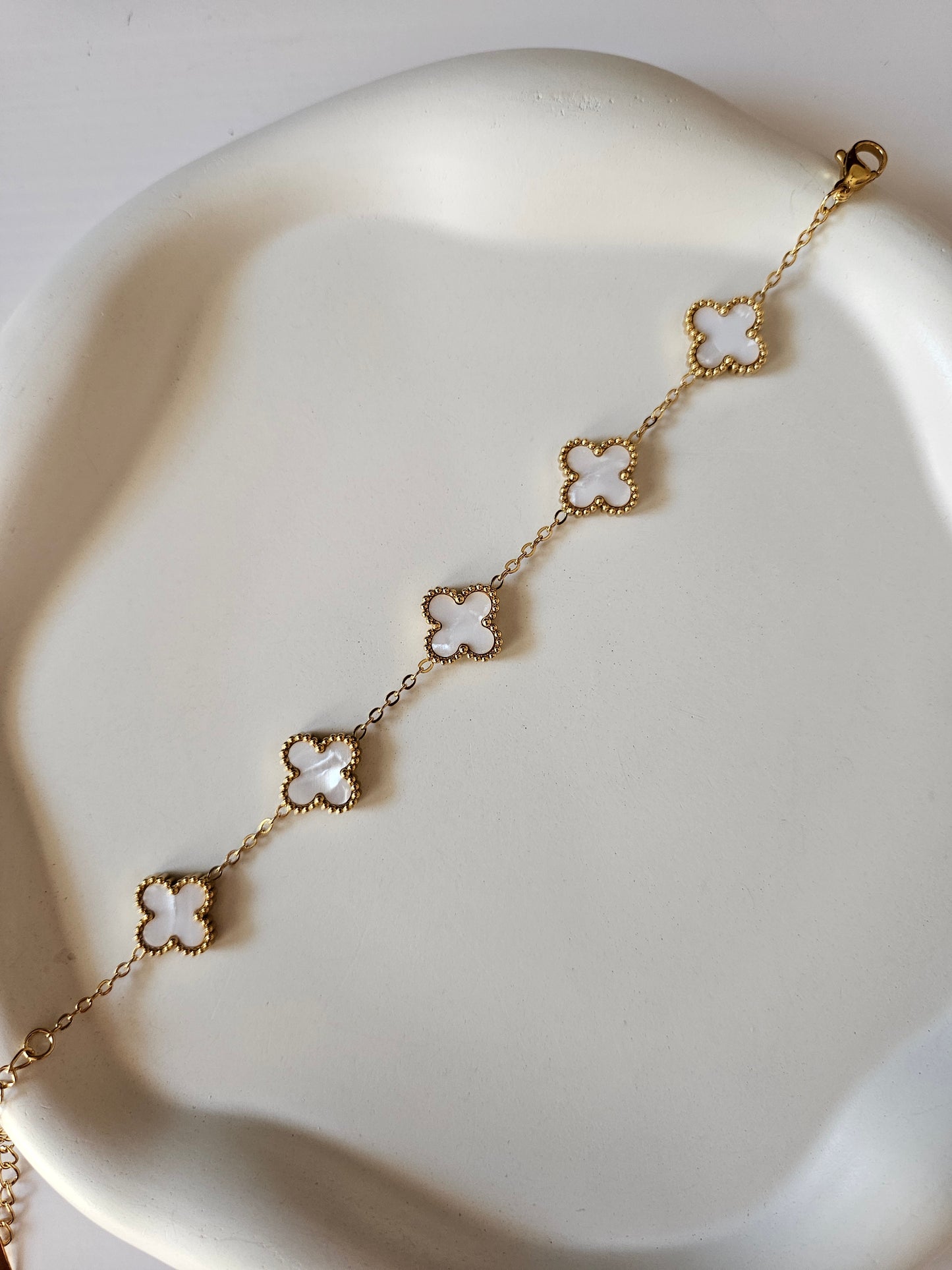 White Elsie Bracelet