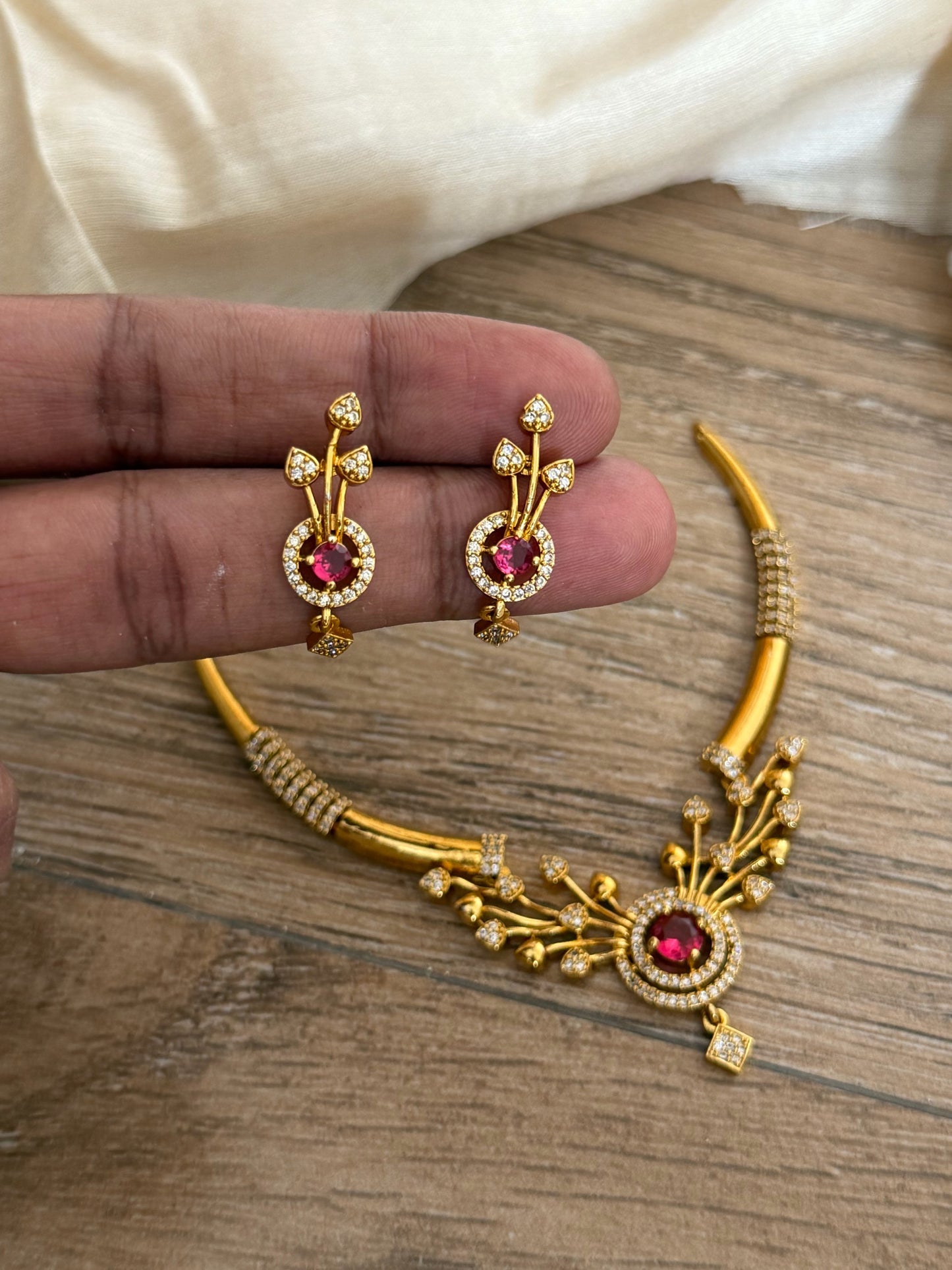 Modern Statement Kids Collar Necklace Set