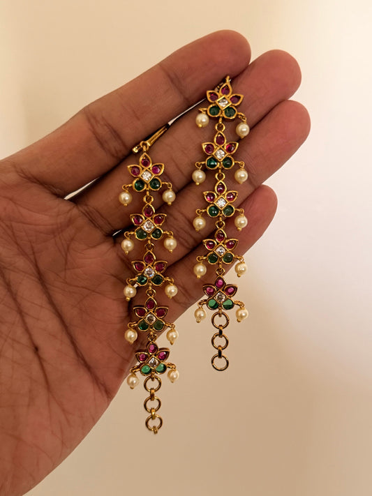 Floral Cluster Multi-Stone Mattal