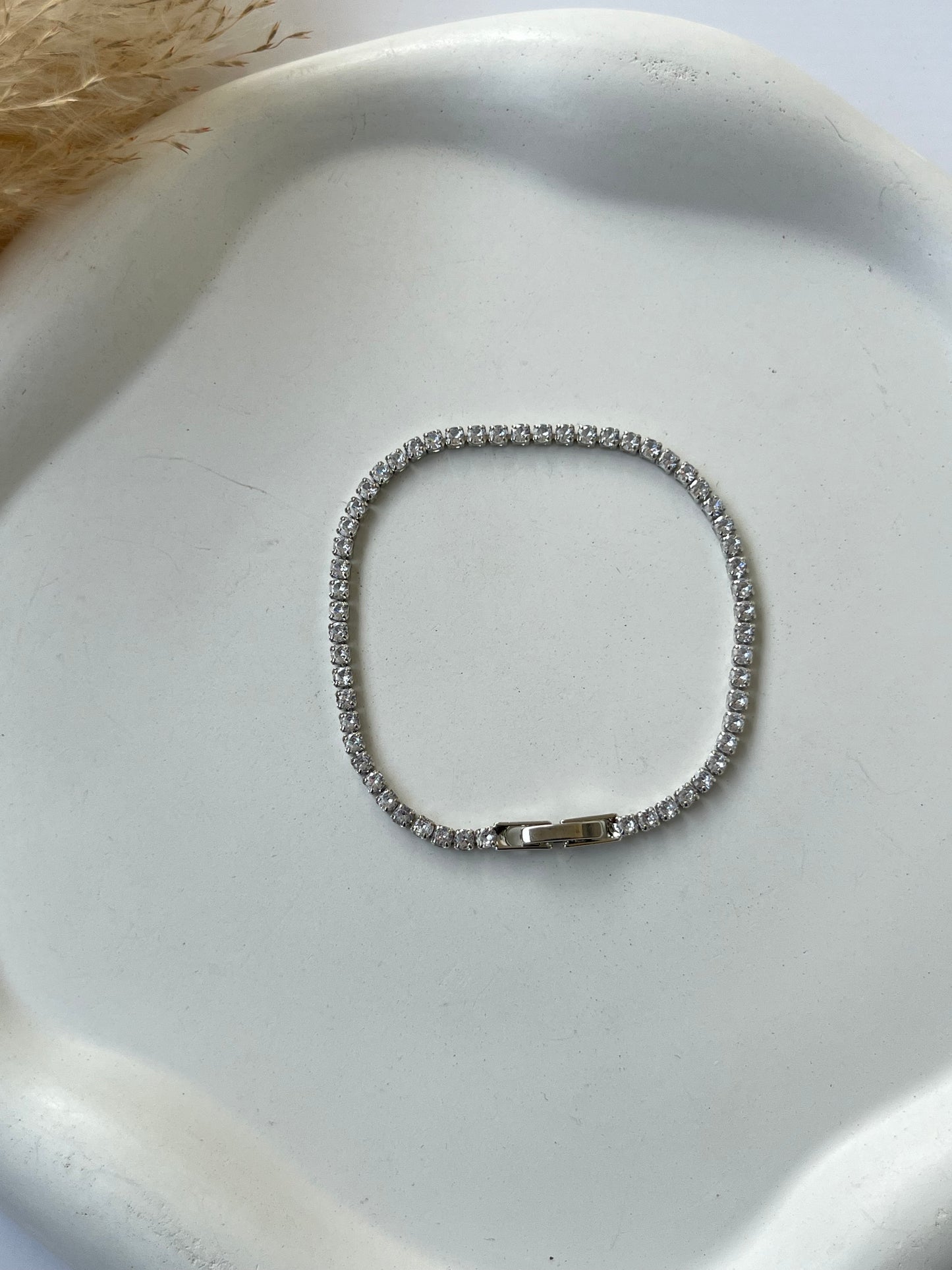 Silver Tennis Bracelet