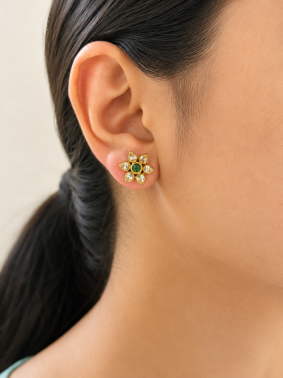 2 in 1 Stud Earrings