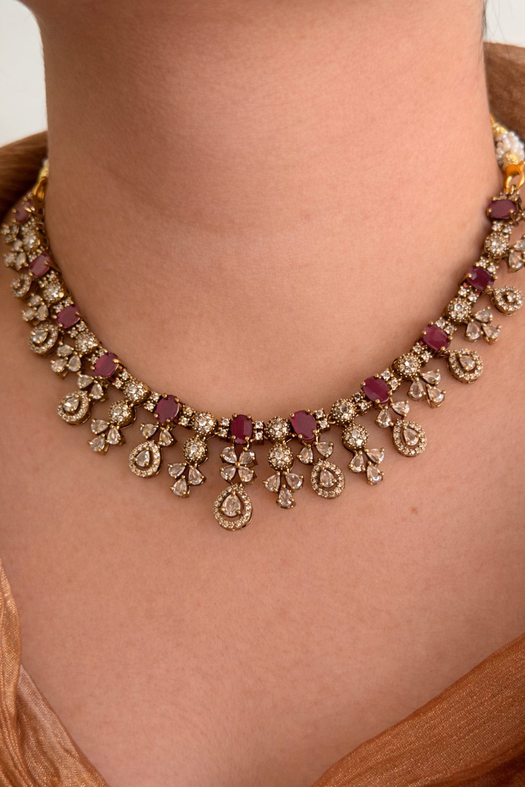 Premium Designer Victorian Necklace Set