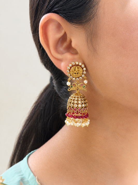 2 in 1 Jhumka Earrings