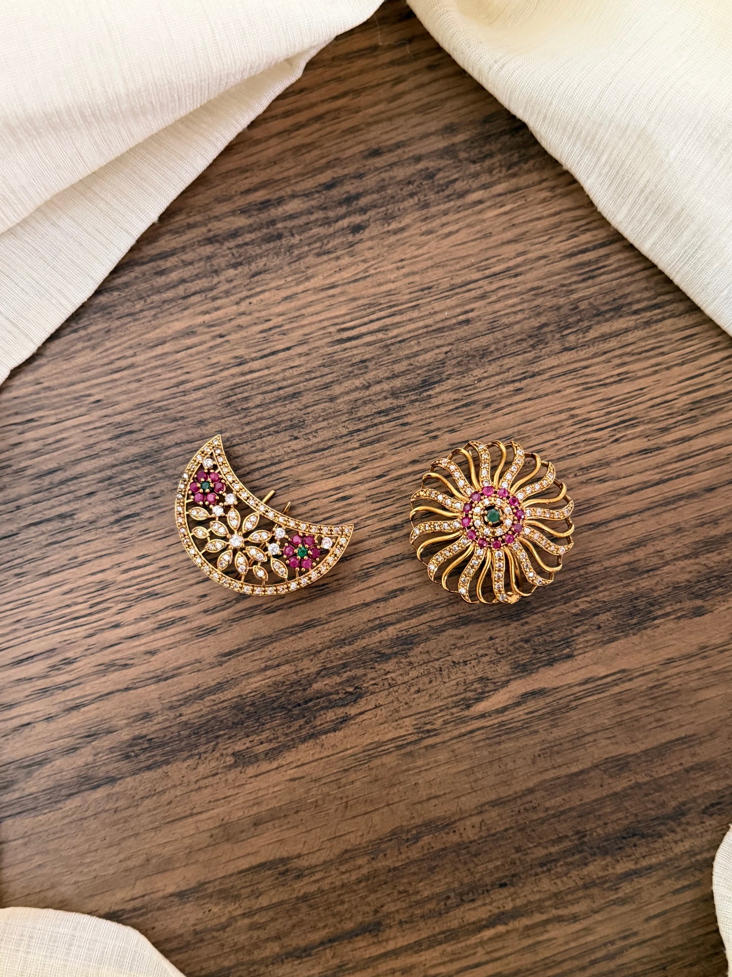 Beautiful surya chandra hair accessory