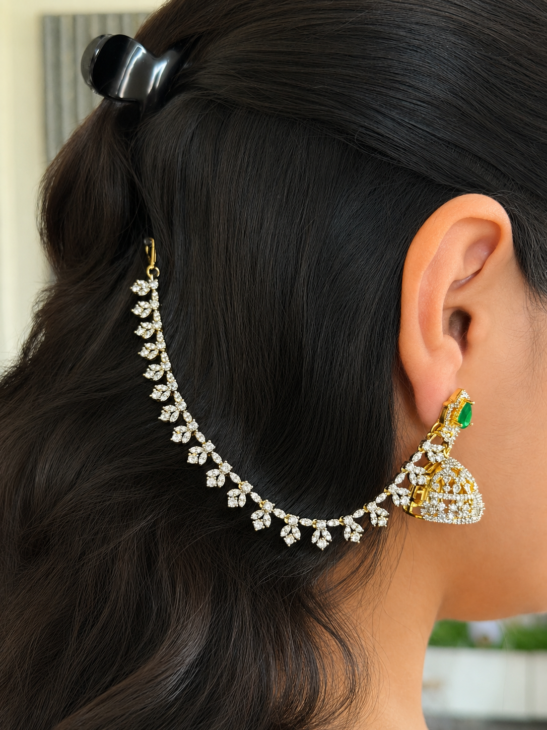 Leaf AD ear chain