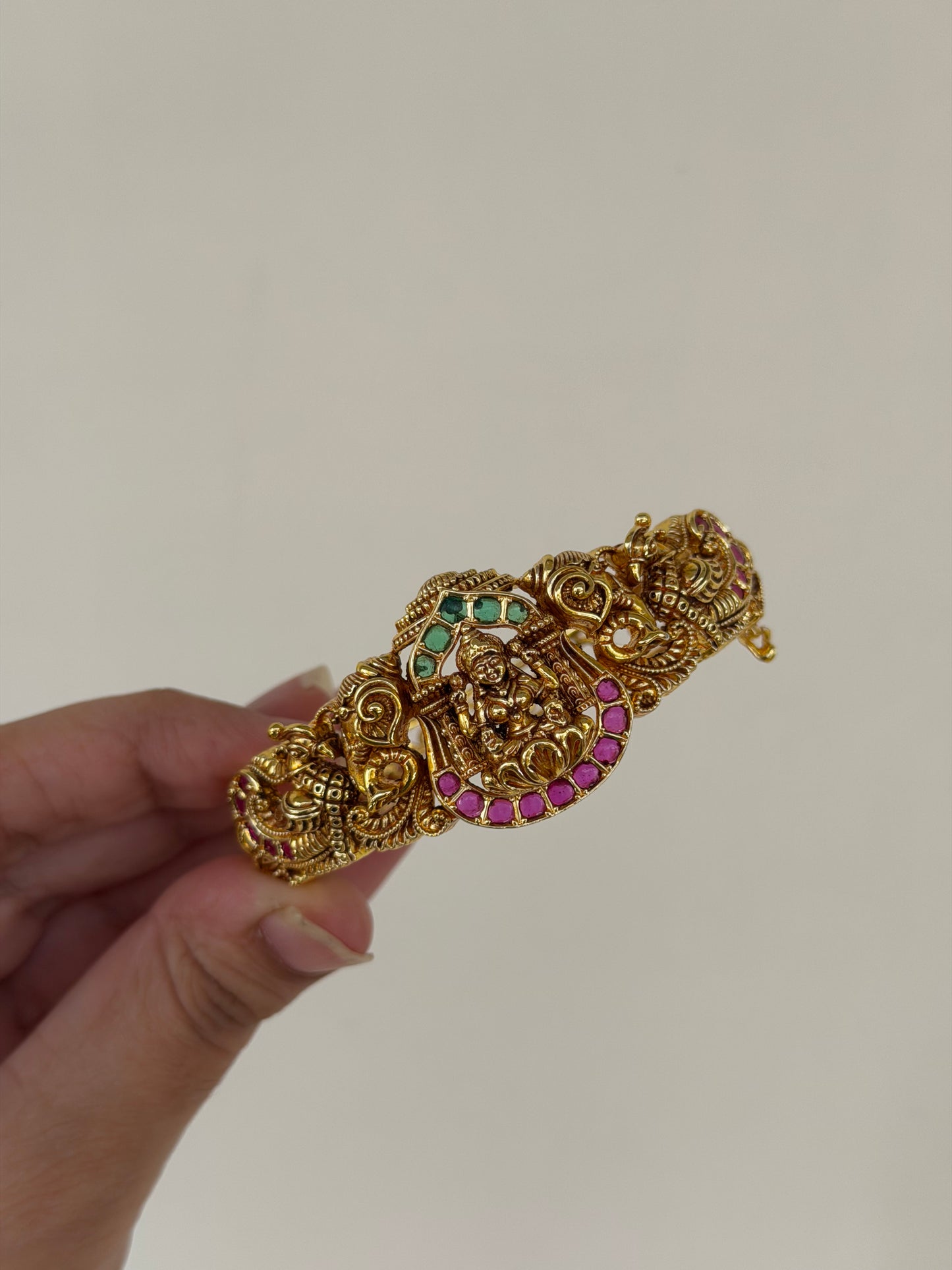 Nakshi Gold Look Alike Lakshmi Devi Goddess Kada