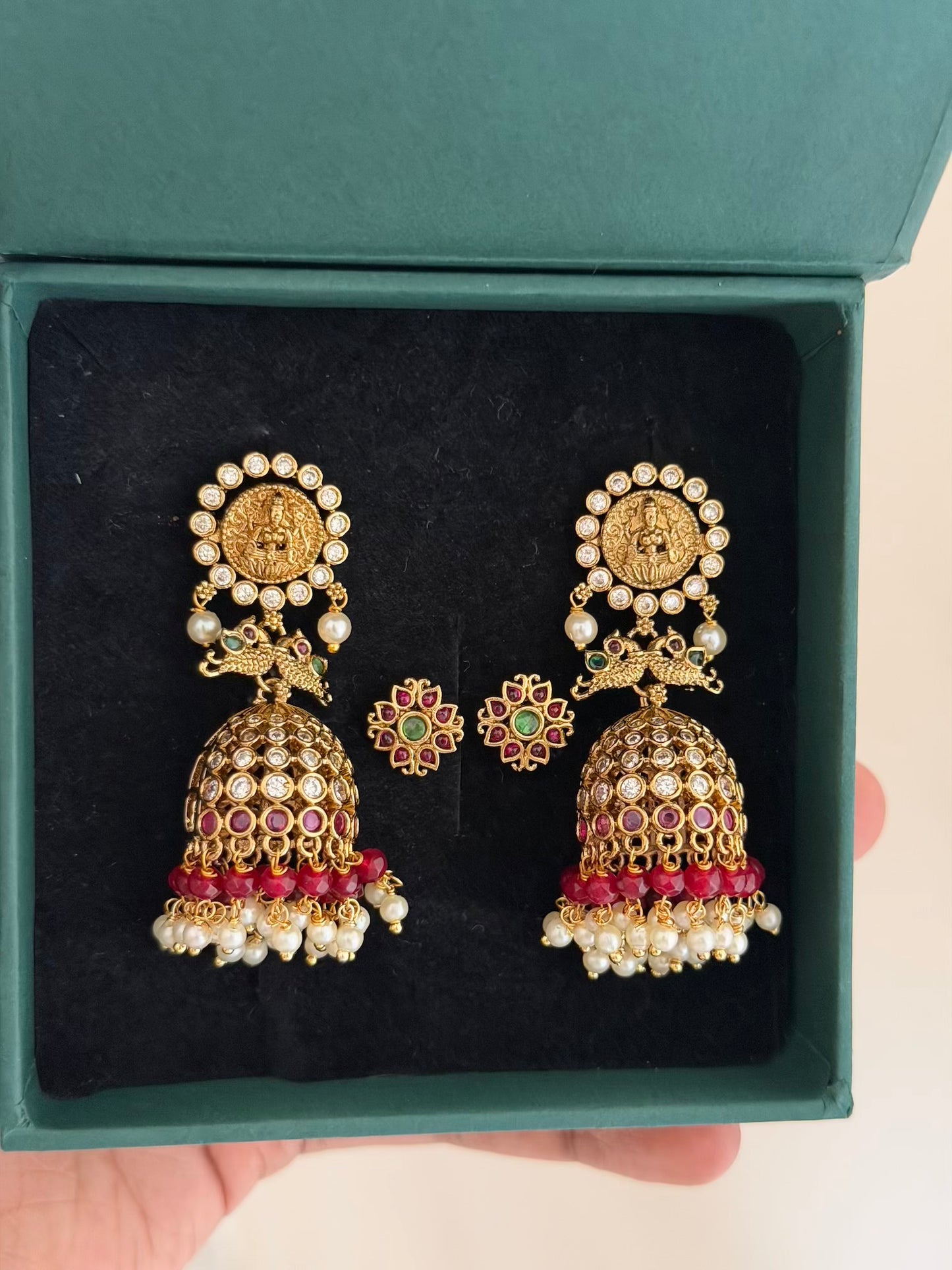 2 in 1 Jhumka Earrings