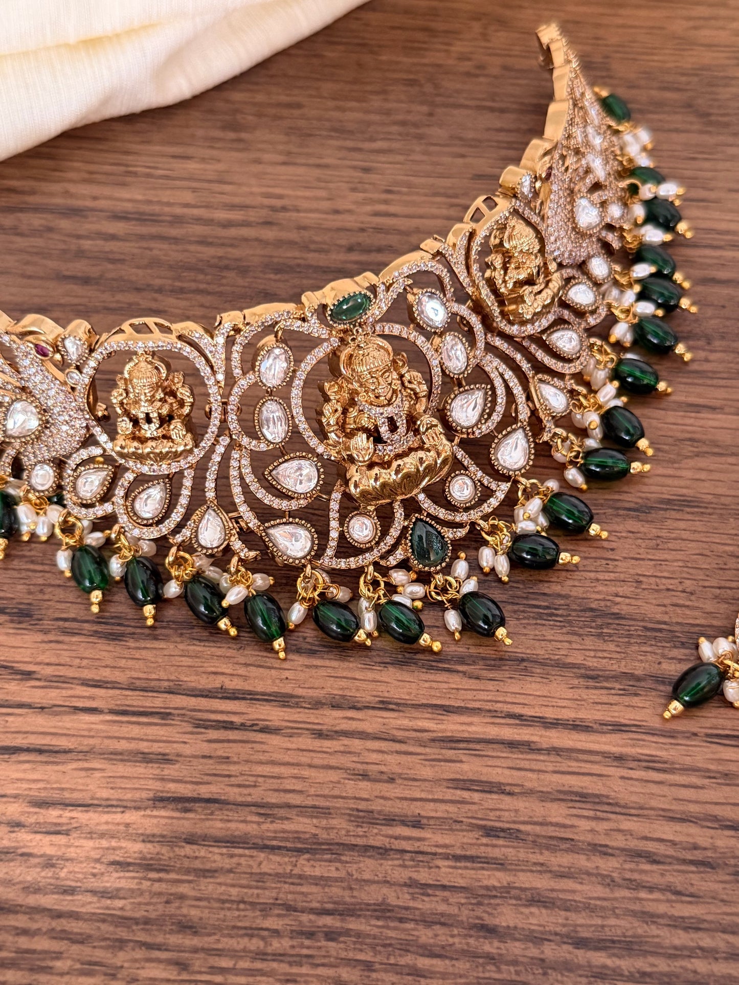 Premium Designer Victorian Bridal Choker Set