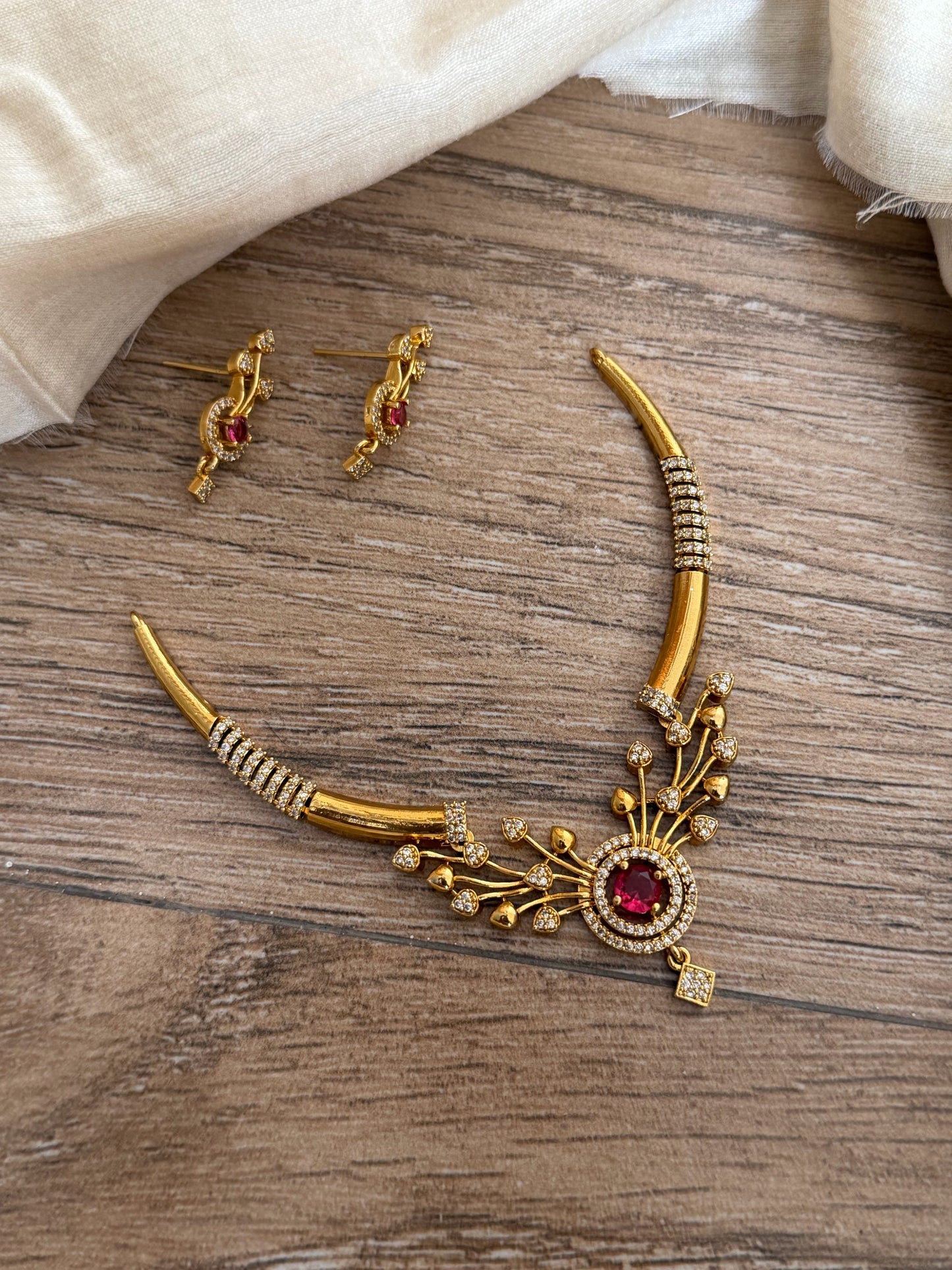 Modern Statement Kids Collar Necklace Set