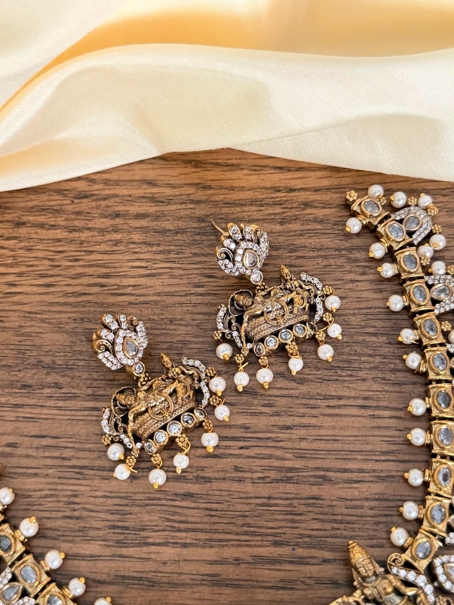 Grand Dashavatar Bridal Necklace Set