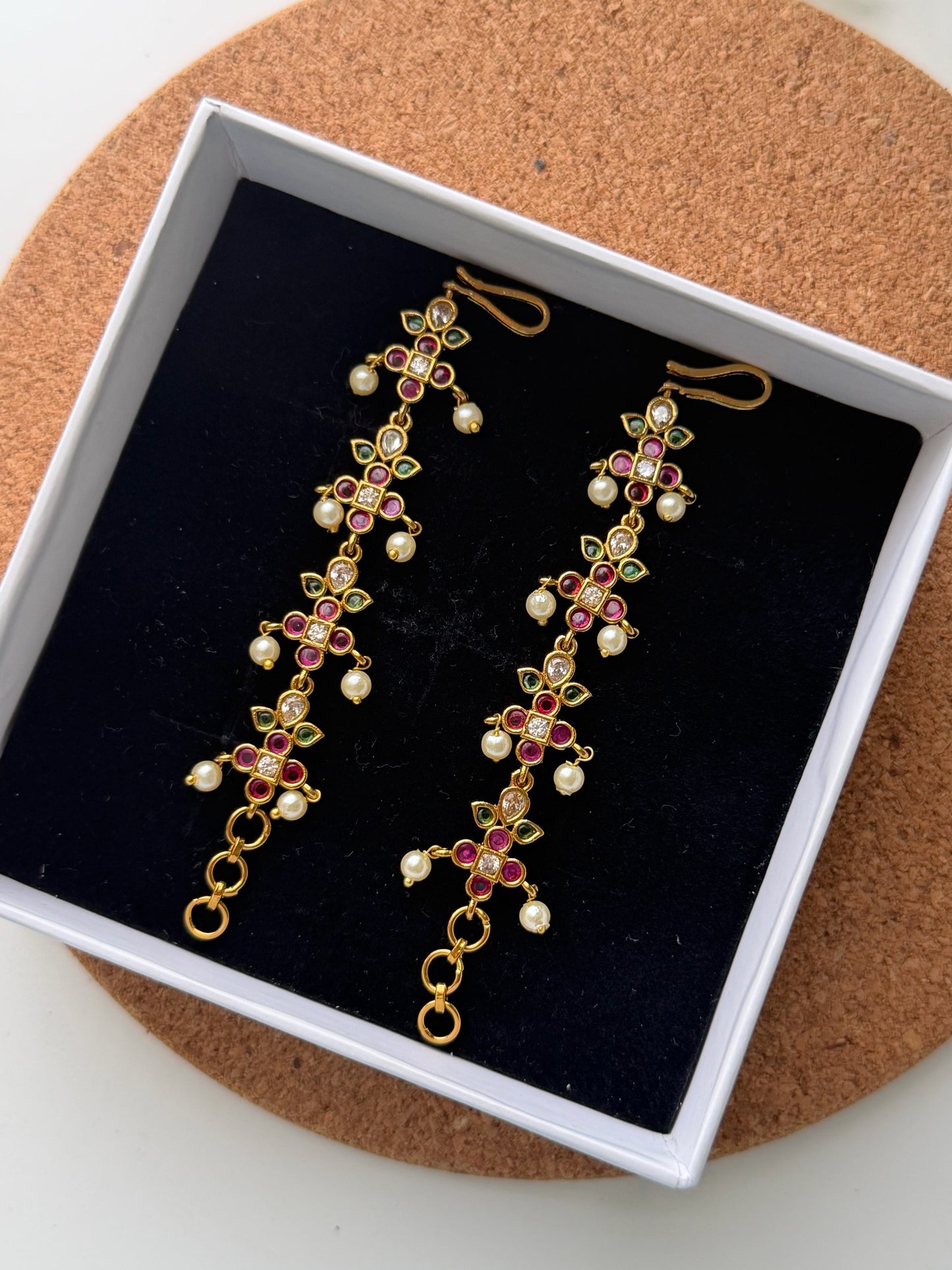 Floral Cluster Multi-Stone Mattal