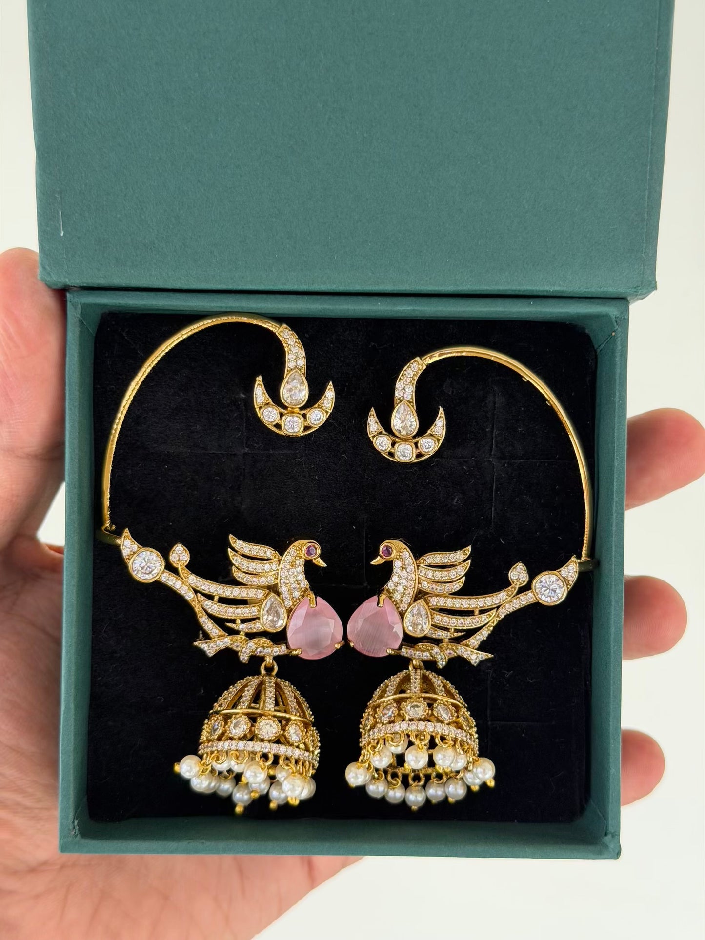Peacock Ear Cuff Jhumka