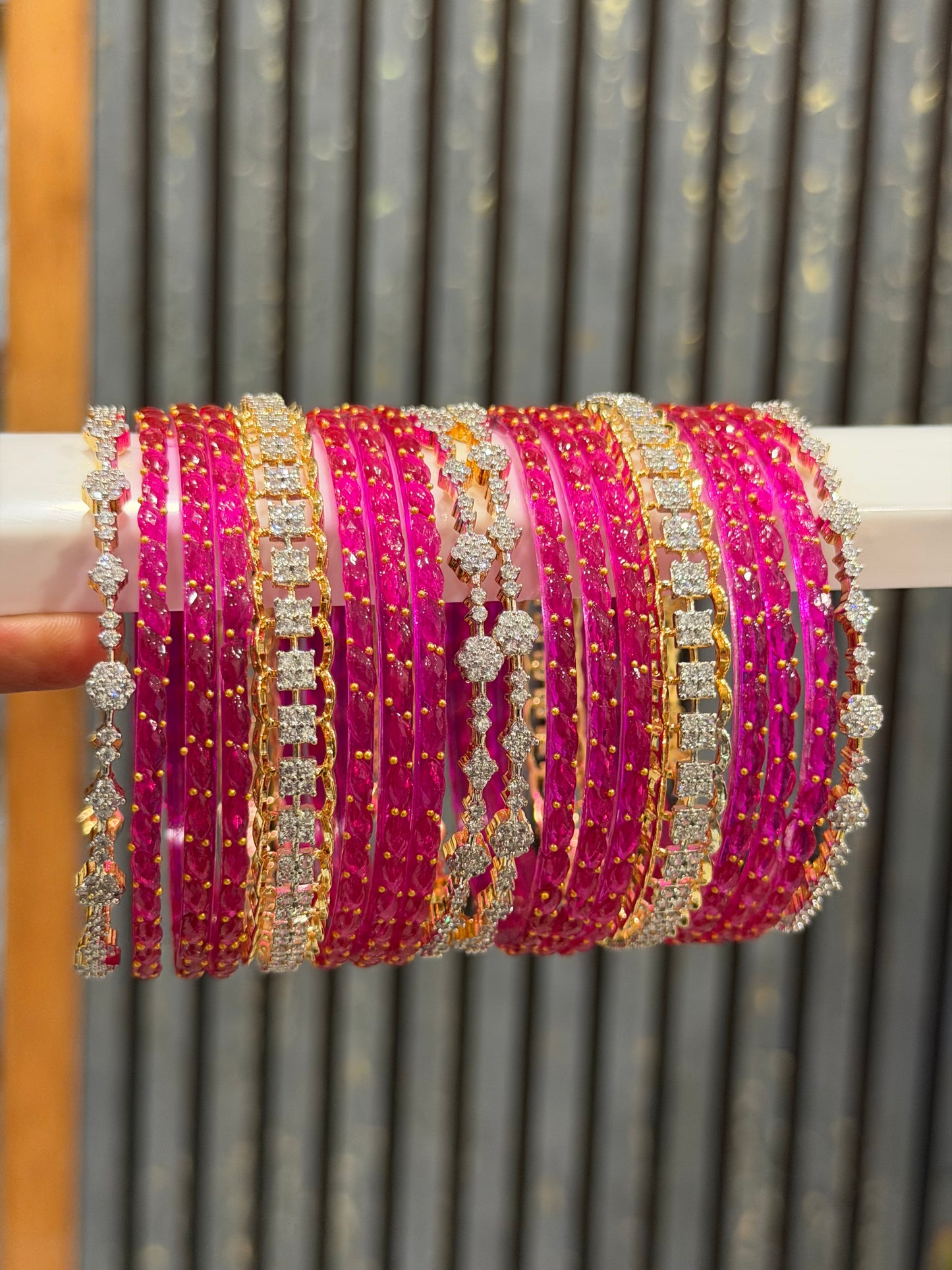 Cz Bangle Stack