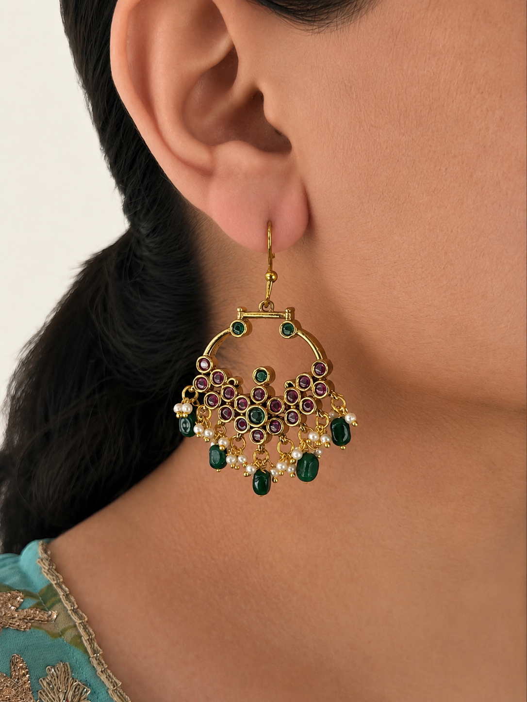 2 in 1 Dangler Earrings