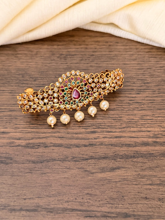 Traditional CZ Premium Hair Clip