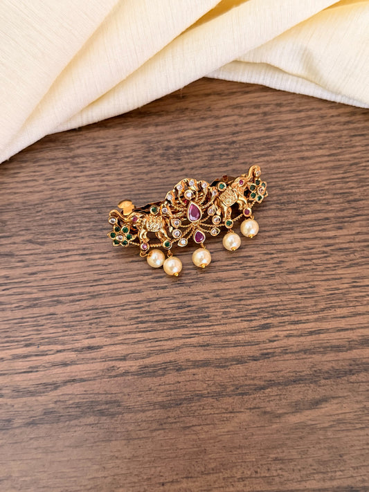 Elephant Motif Premium Hair Clip