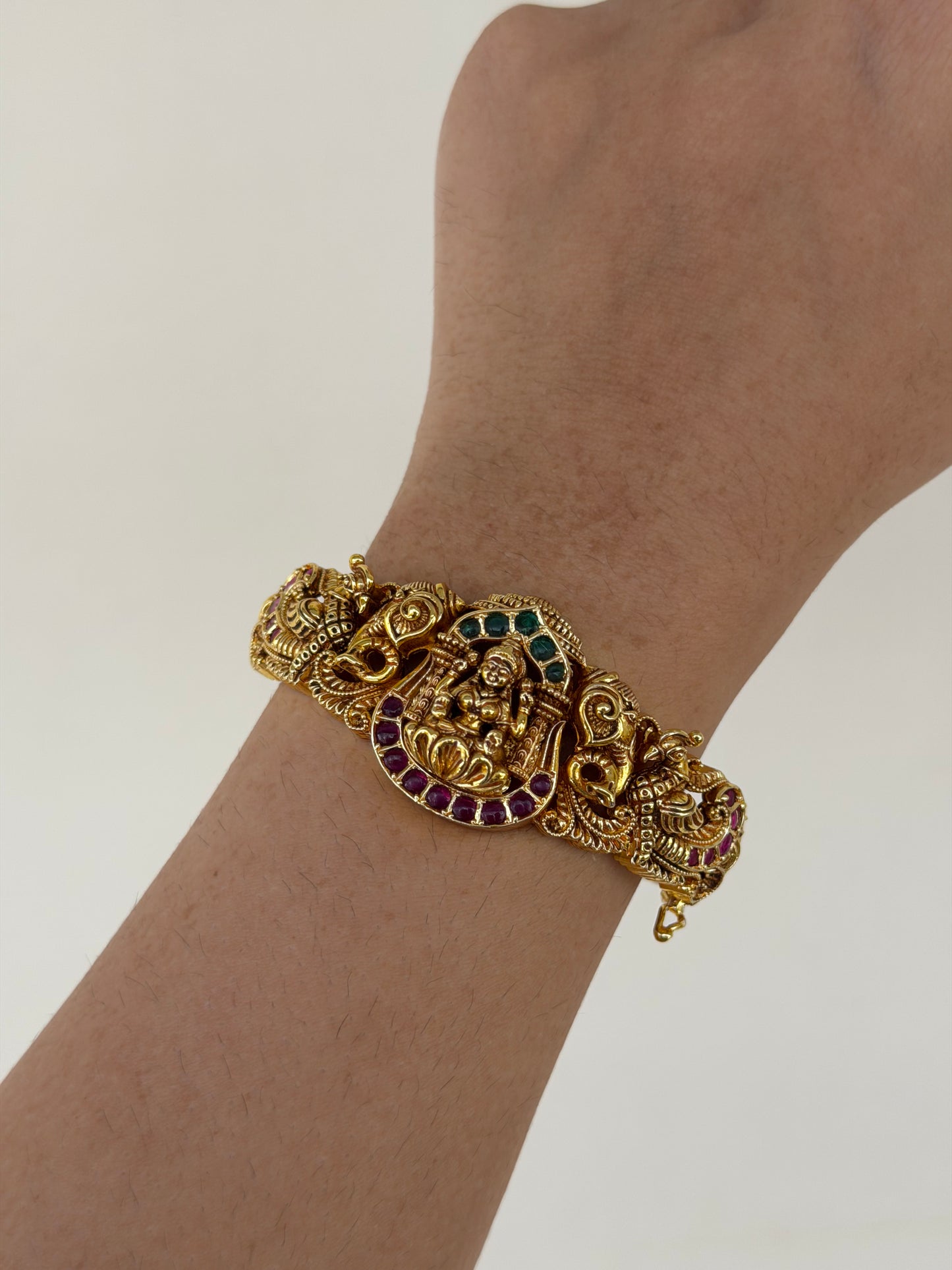 Nakshi Gold Look Alike Lakshmi Devi Goddess Kada