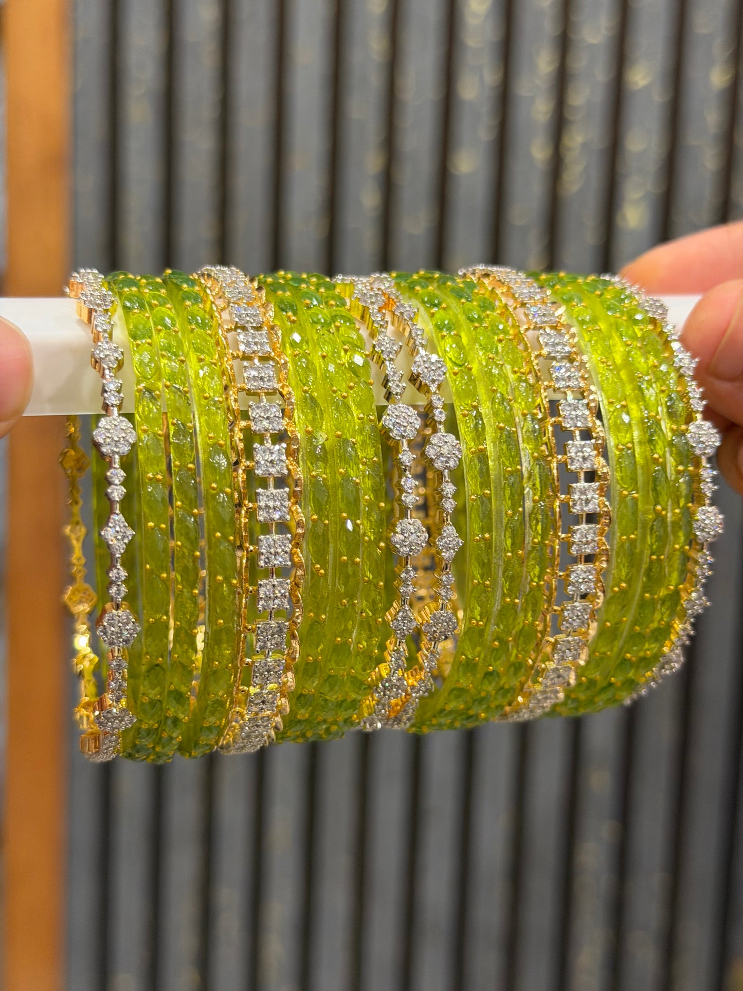 Cz Bangle Stack