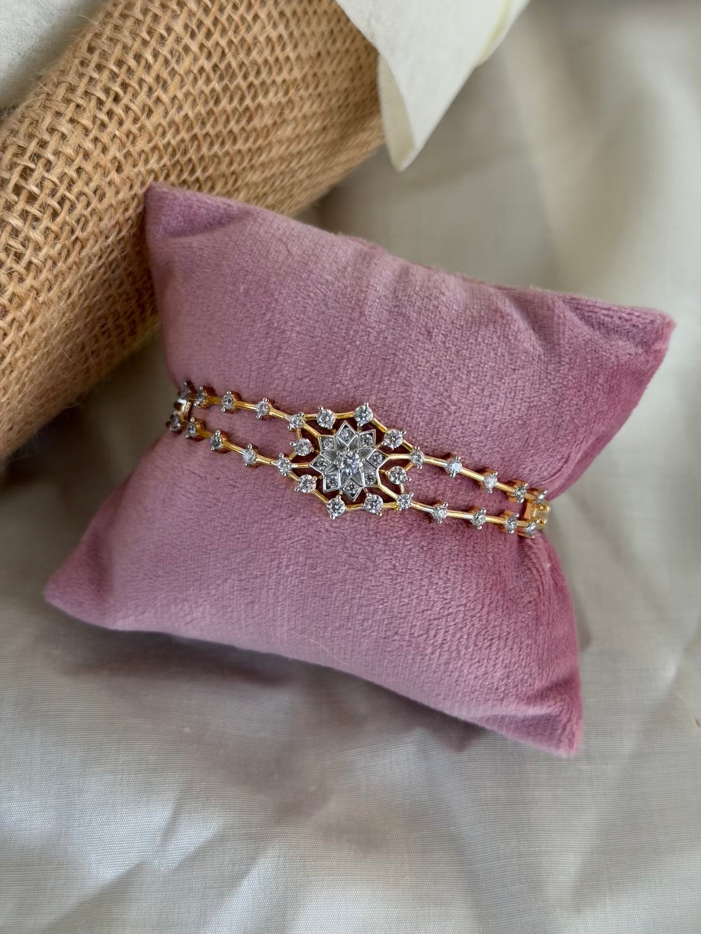 Beautiful Diamond Look Bracelet