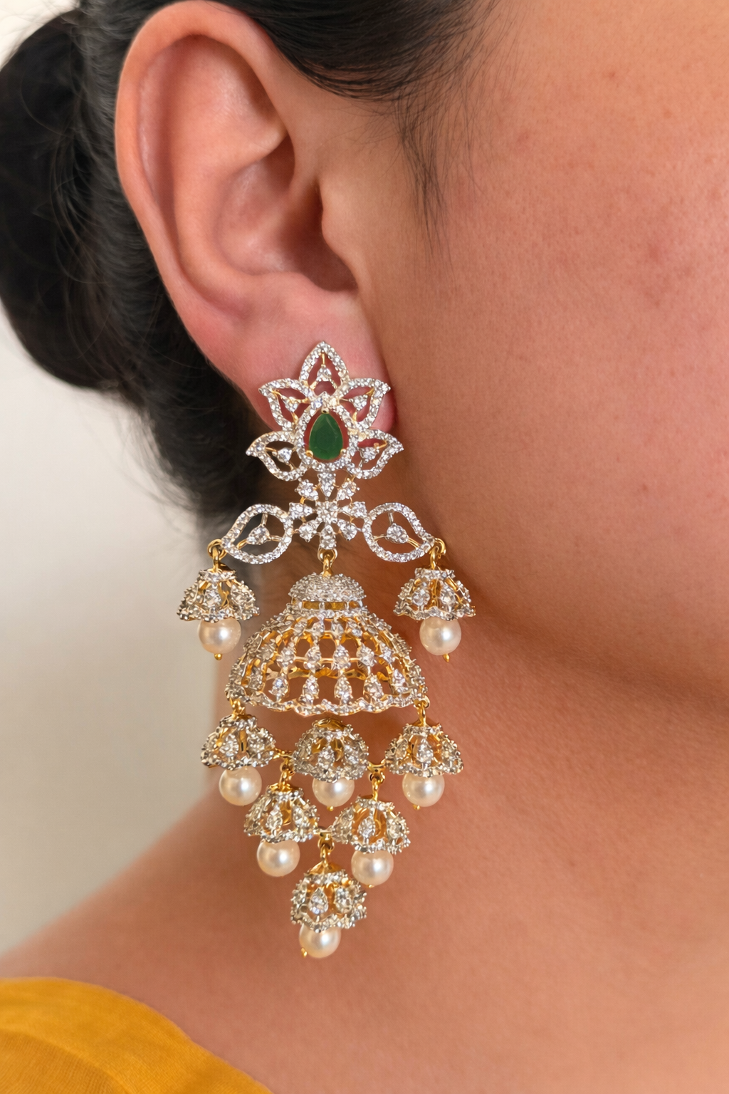 Heirloom-Inspired Bridal Jhumkas