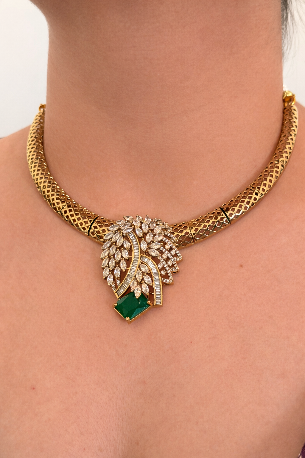 Designer Victorian Style Kanti Necklace Set
