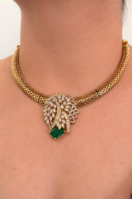 Designer Victorian Style Kanti Necklace Set