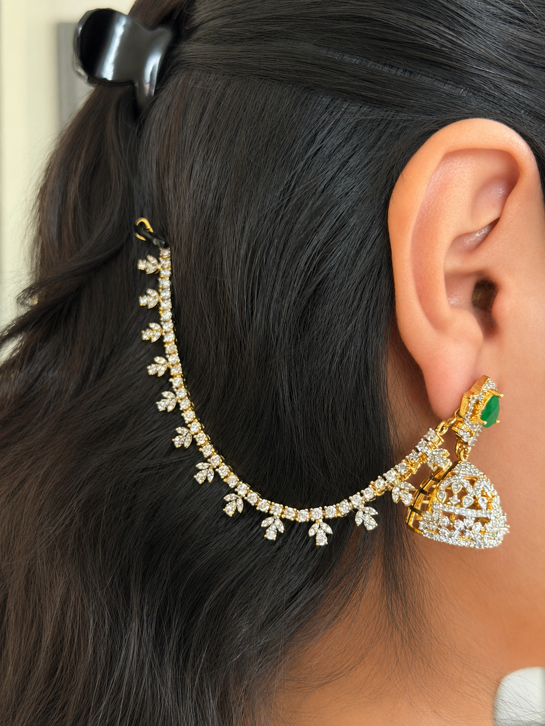 Elegant AD ear chain
