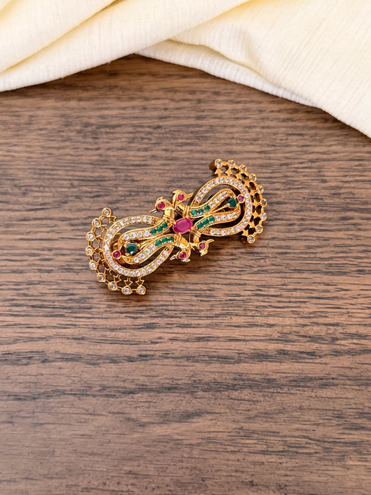 Traditional Peacock Premium Hair Clip